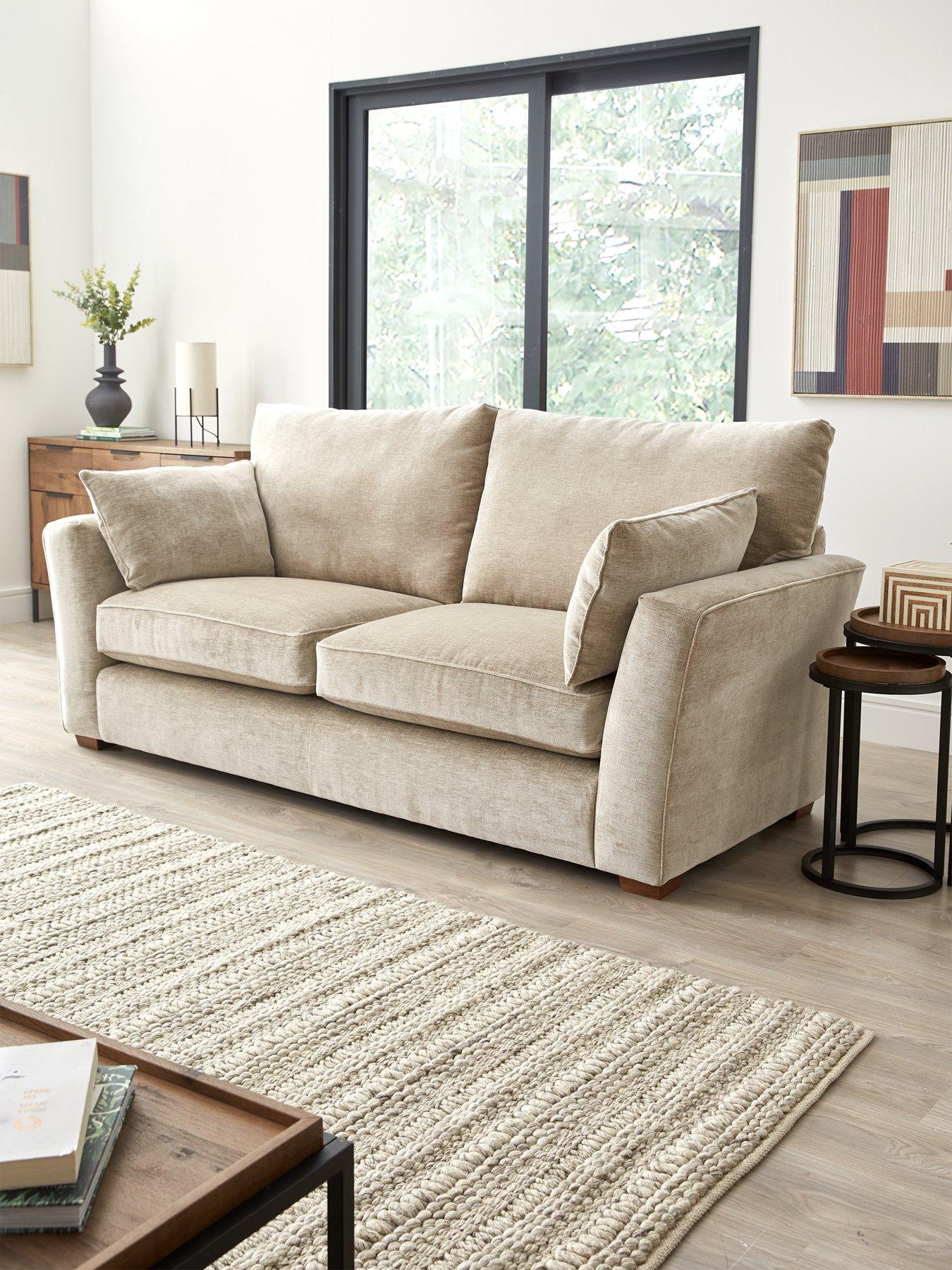 The Very Collection Strata 4 Seater Fabric Sofa - Made to order in the UK
