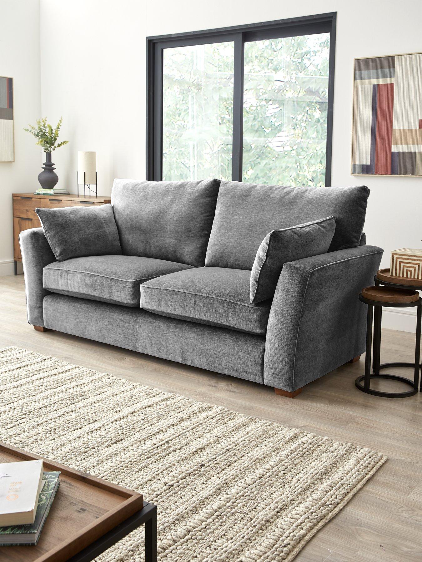 undefined Strata 4 Seater Fabric Sofa - Made to order in the UK