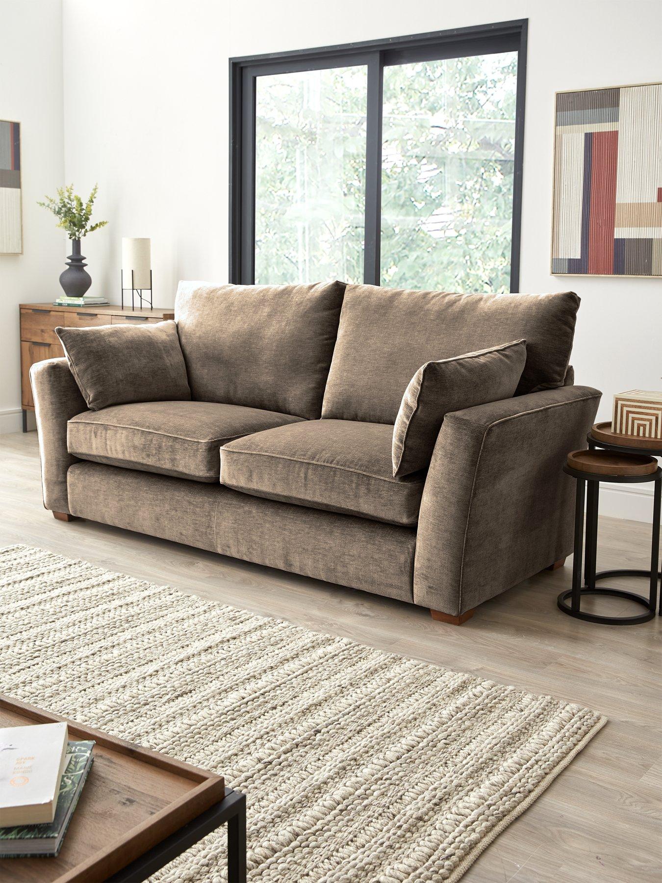 undefined Strata 4 Seater Fabric Sofa - Made to order in the UK