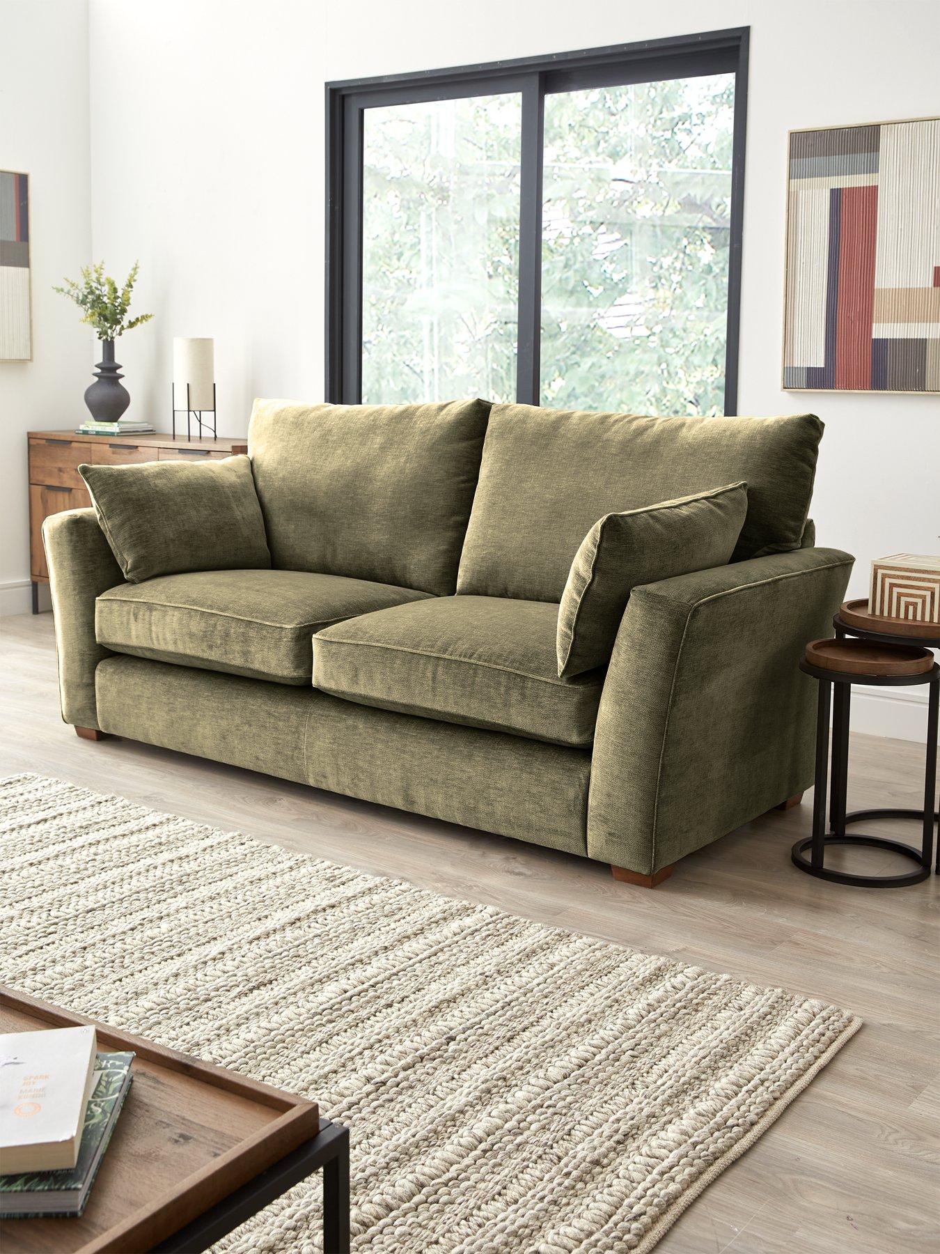 undefined Strata 4 Seater Fabric Sofa - Made to order in the UK