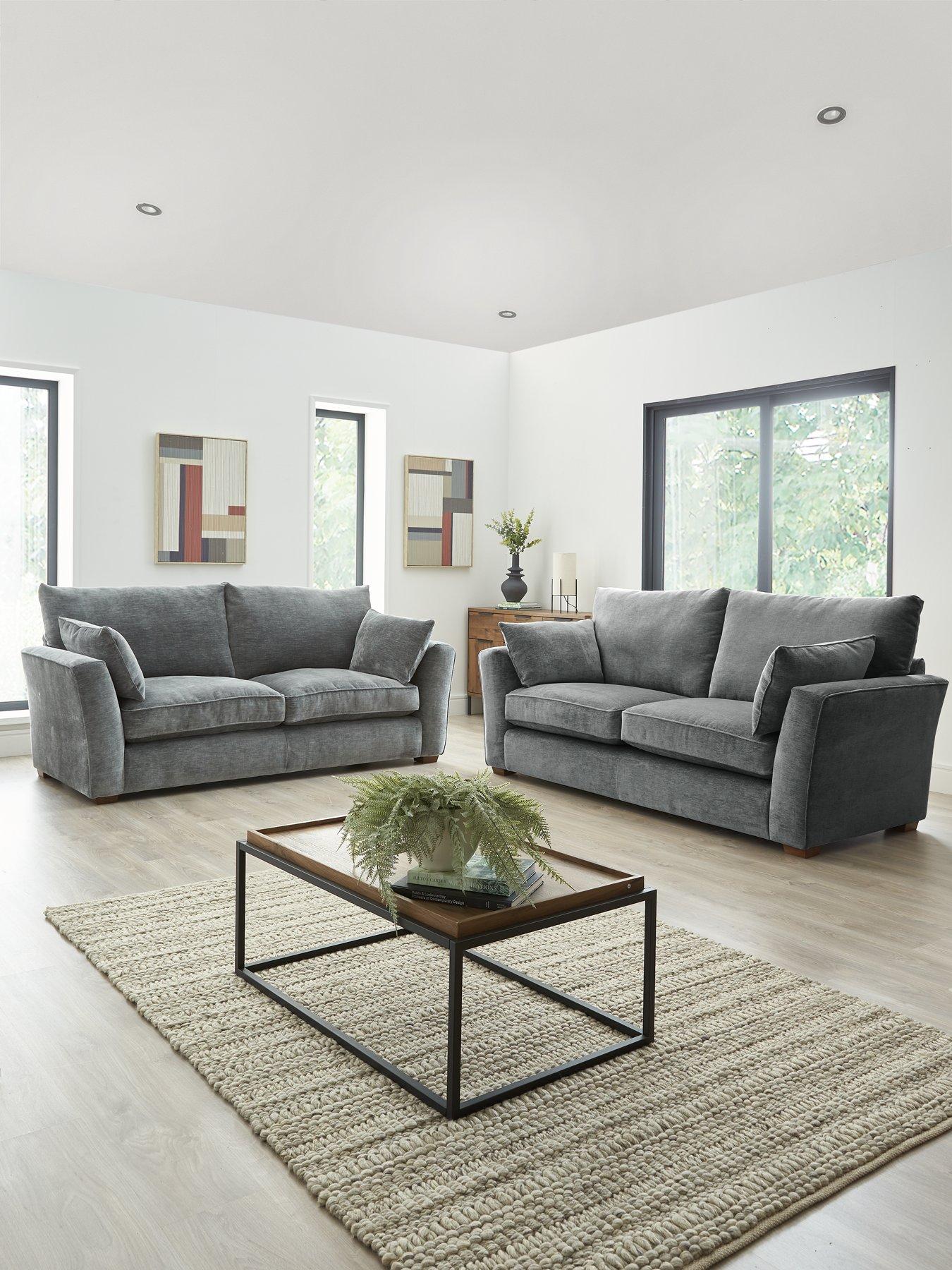 undefined Strata 3 + 2 Seater Fabric Sofa Set (Buy  &  SAVE!) - Made to order in the UK
