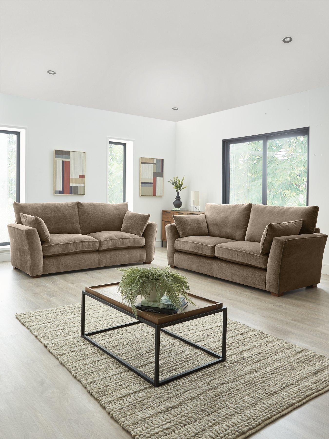undefined Strata 3 + 2 Seater Fabric Sofa Set (Buy  &  SAVE!) - Made to order in the UK
