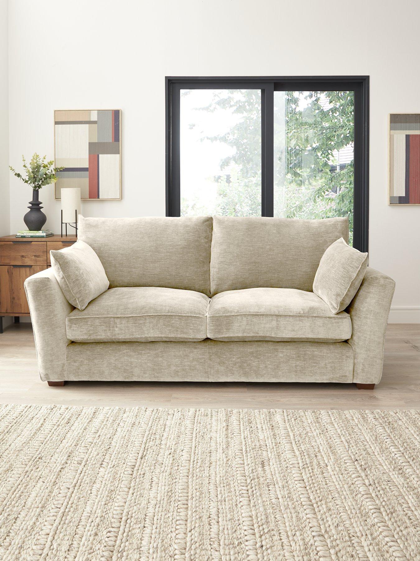 The Very Collection Strata 3 Seater Fabric Sofa - Made to order in the UK