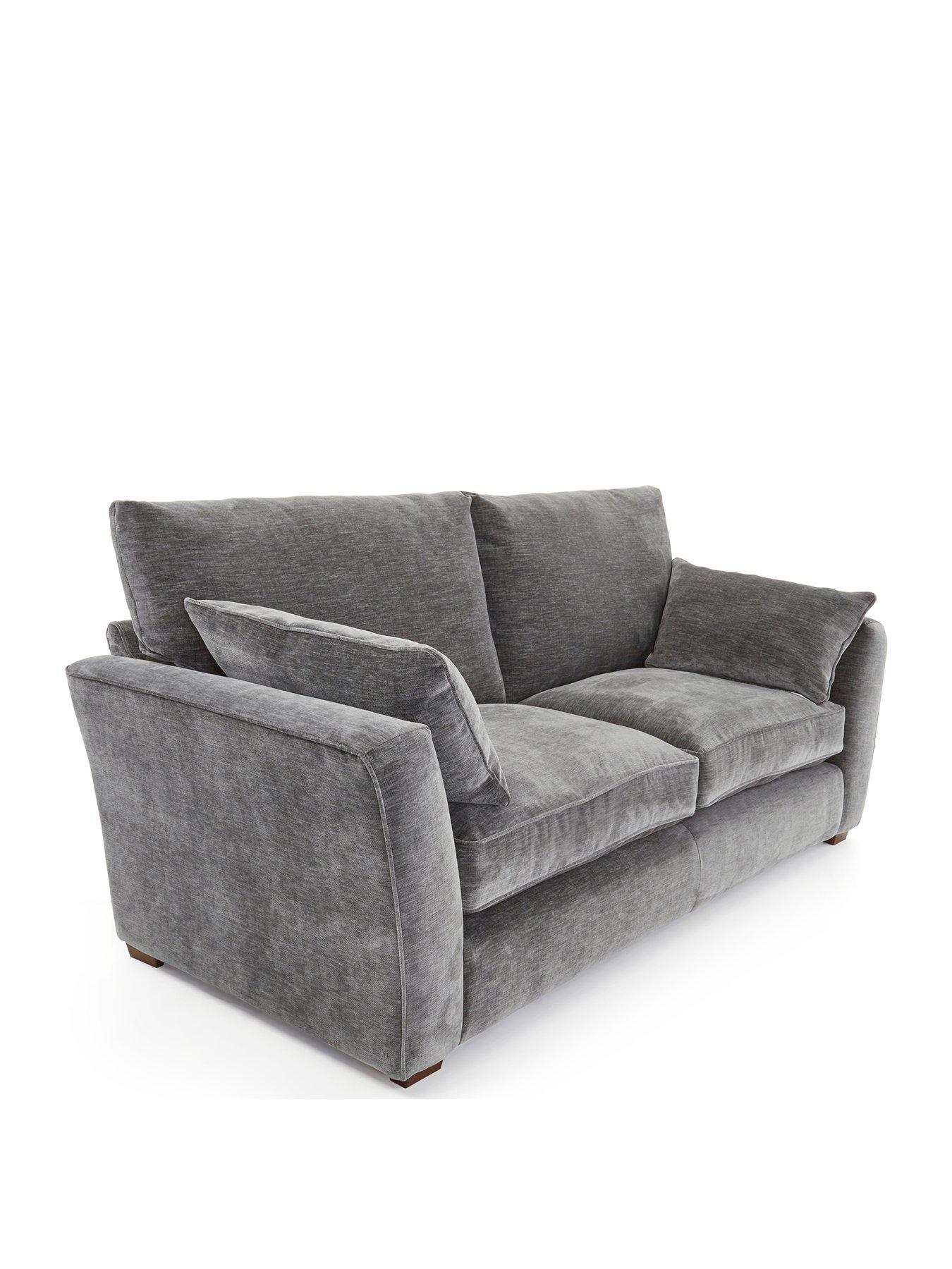  image of very-home-strata-3-seater-fabric-sofa