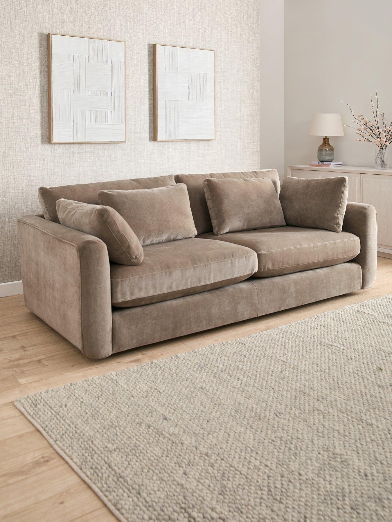 undefined Monte Carlo 4 Seater Fabric Sofa - Made to order in the UK