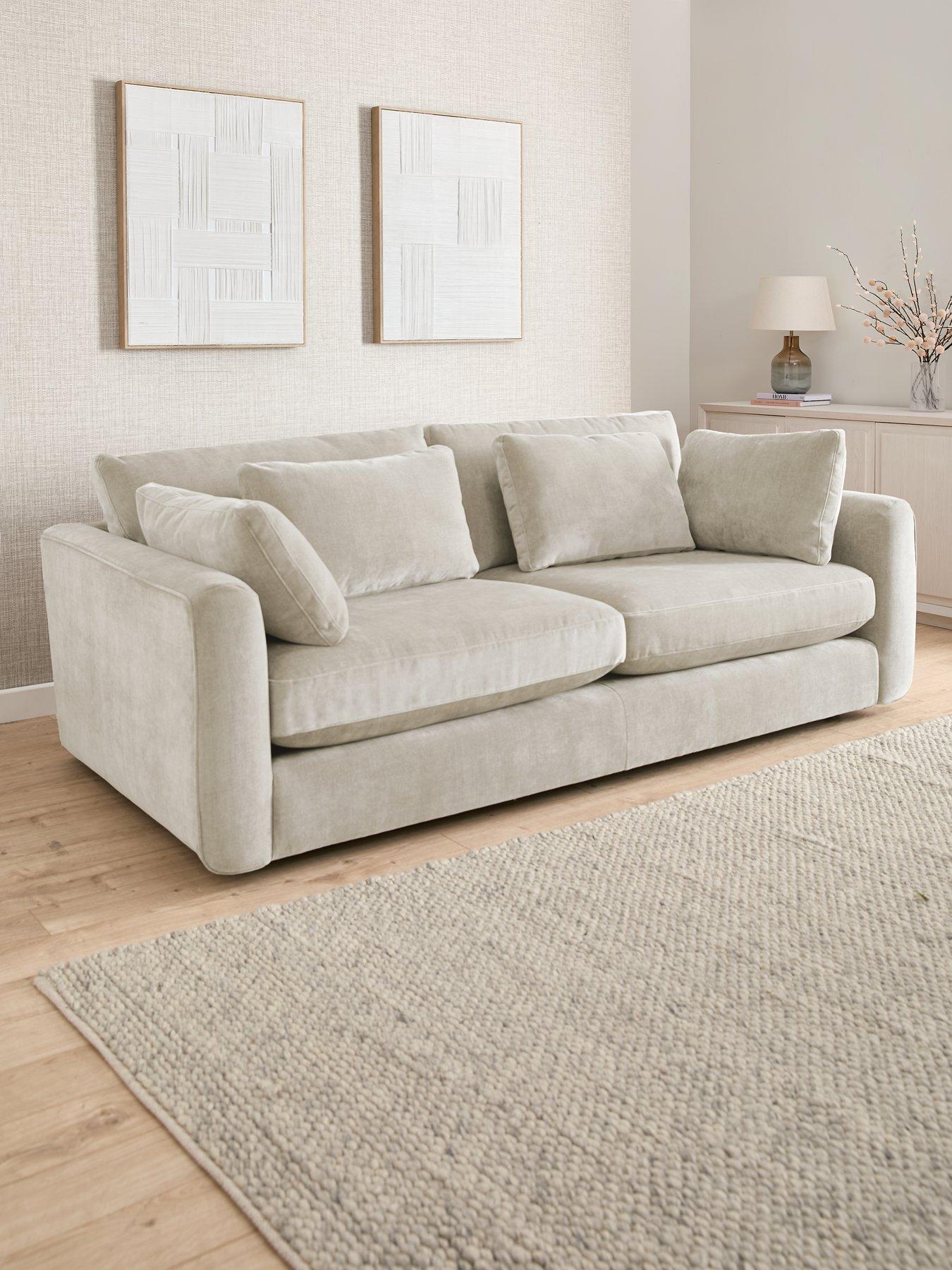 undefined Monte Carlo 4 Seater Fabric Sofa - Made to order in the UK