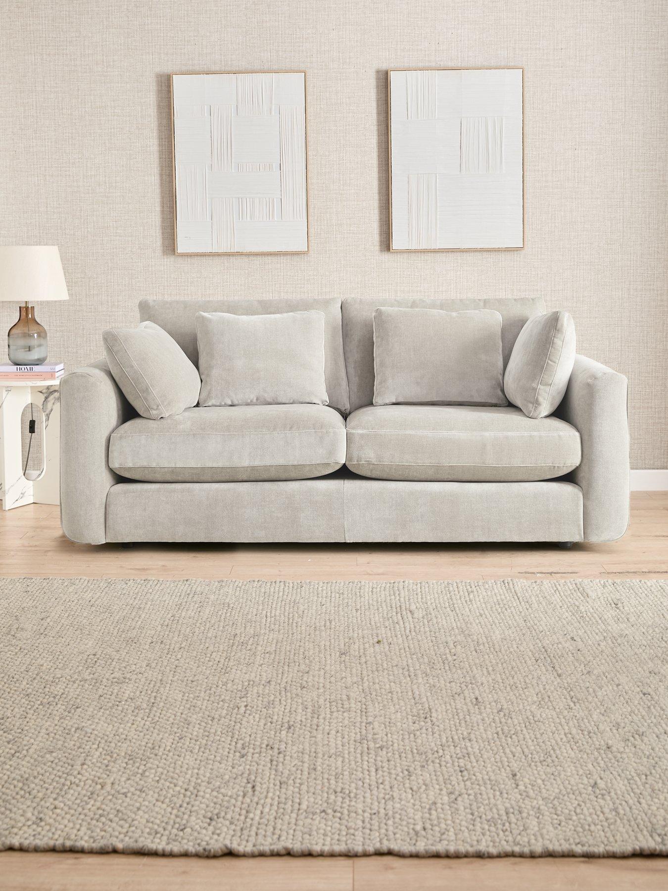 undefined Monte Carlo 3 Seater Fabric Sofa - Made to order in the UK