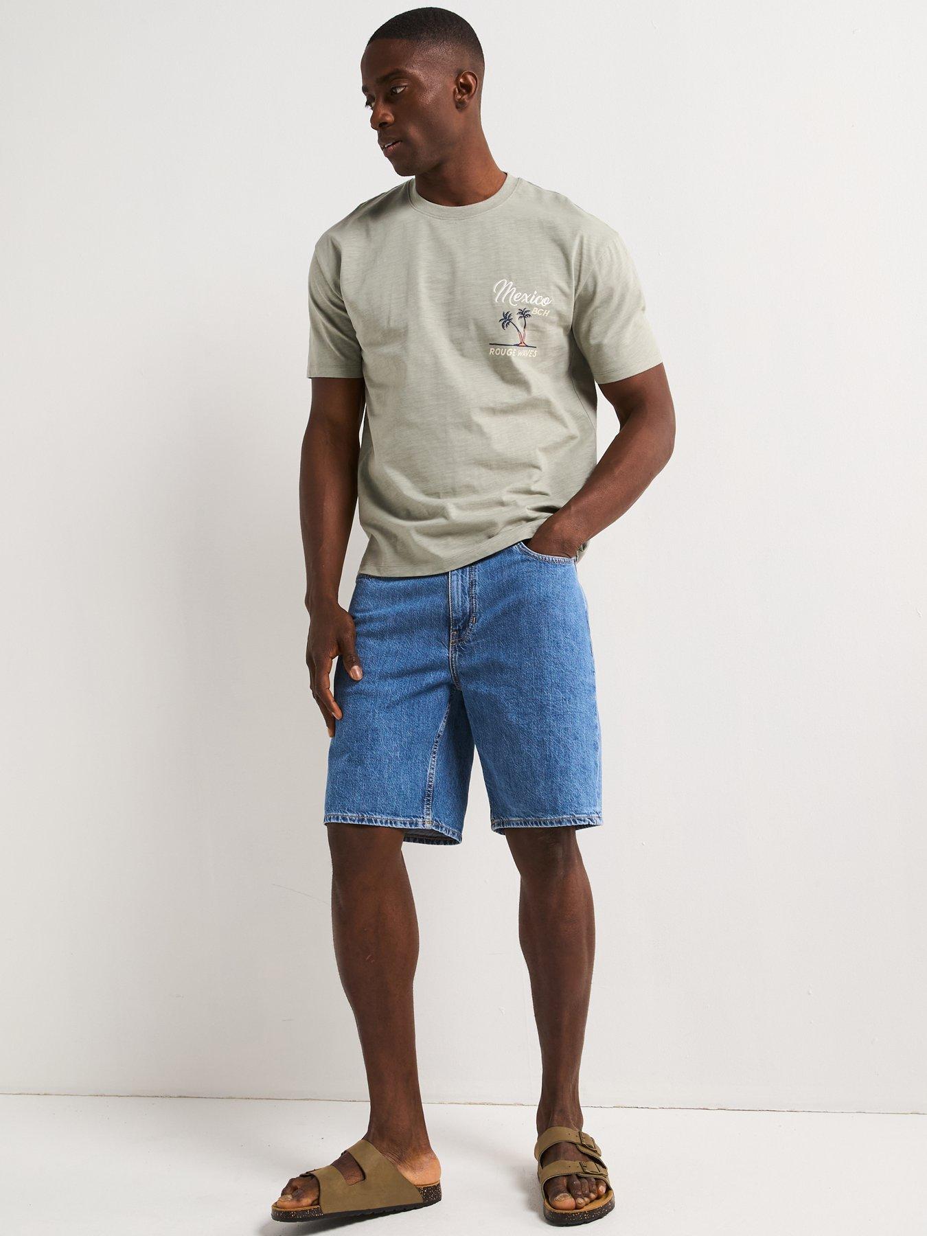 Image 3 of 5 of Very Man Relaxed Fit Mexico Back Print T-Shirt - Sage