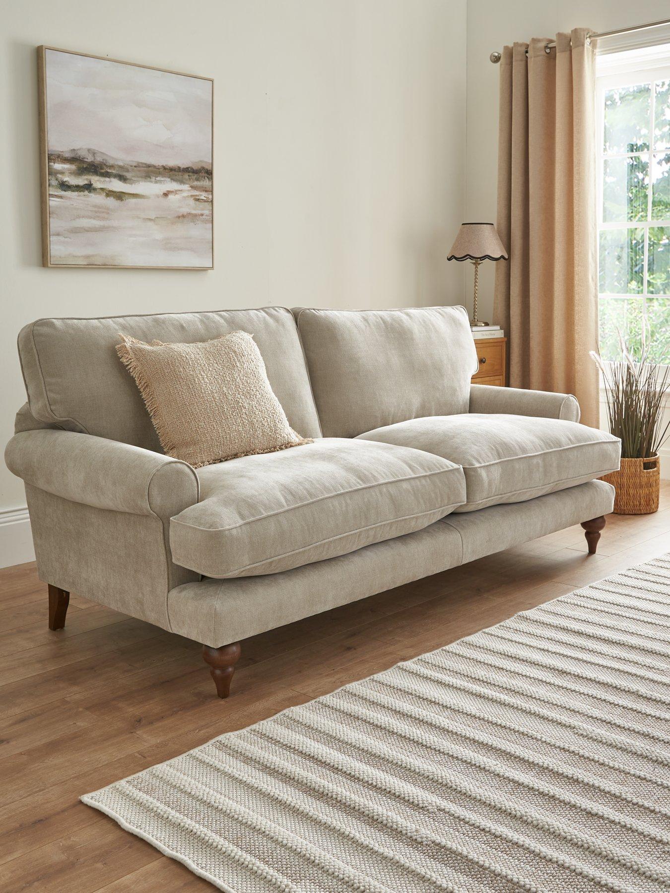 undefined Kendal 4 Seater Fabric Sofa - Made to order in the UK