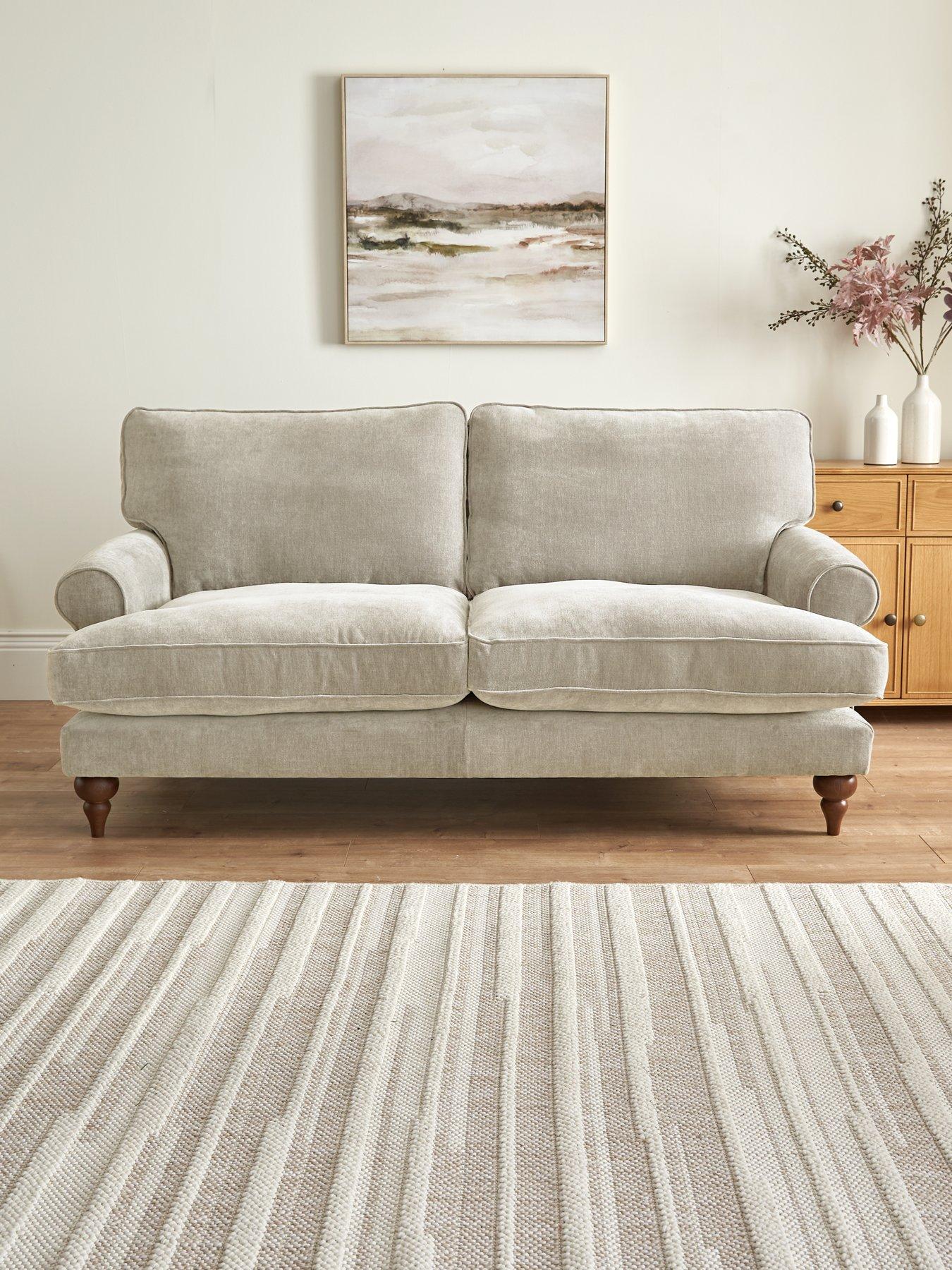 undefined Kendal 3 Seater Fabric Sofa - Made to order in the UK