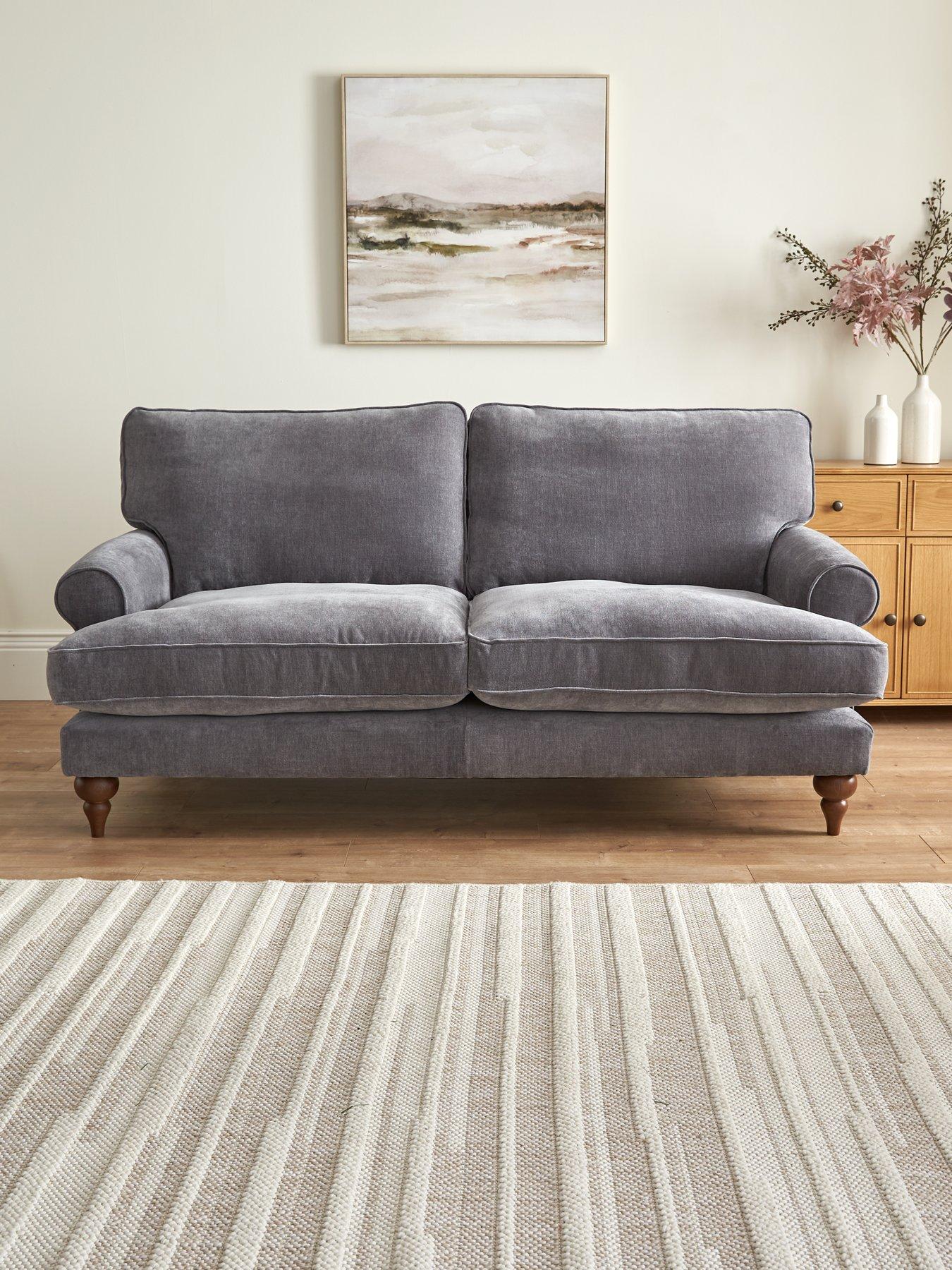 undefined Kendal 3 Seater Fabric Sofa - Made to order in the UK