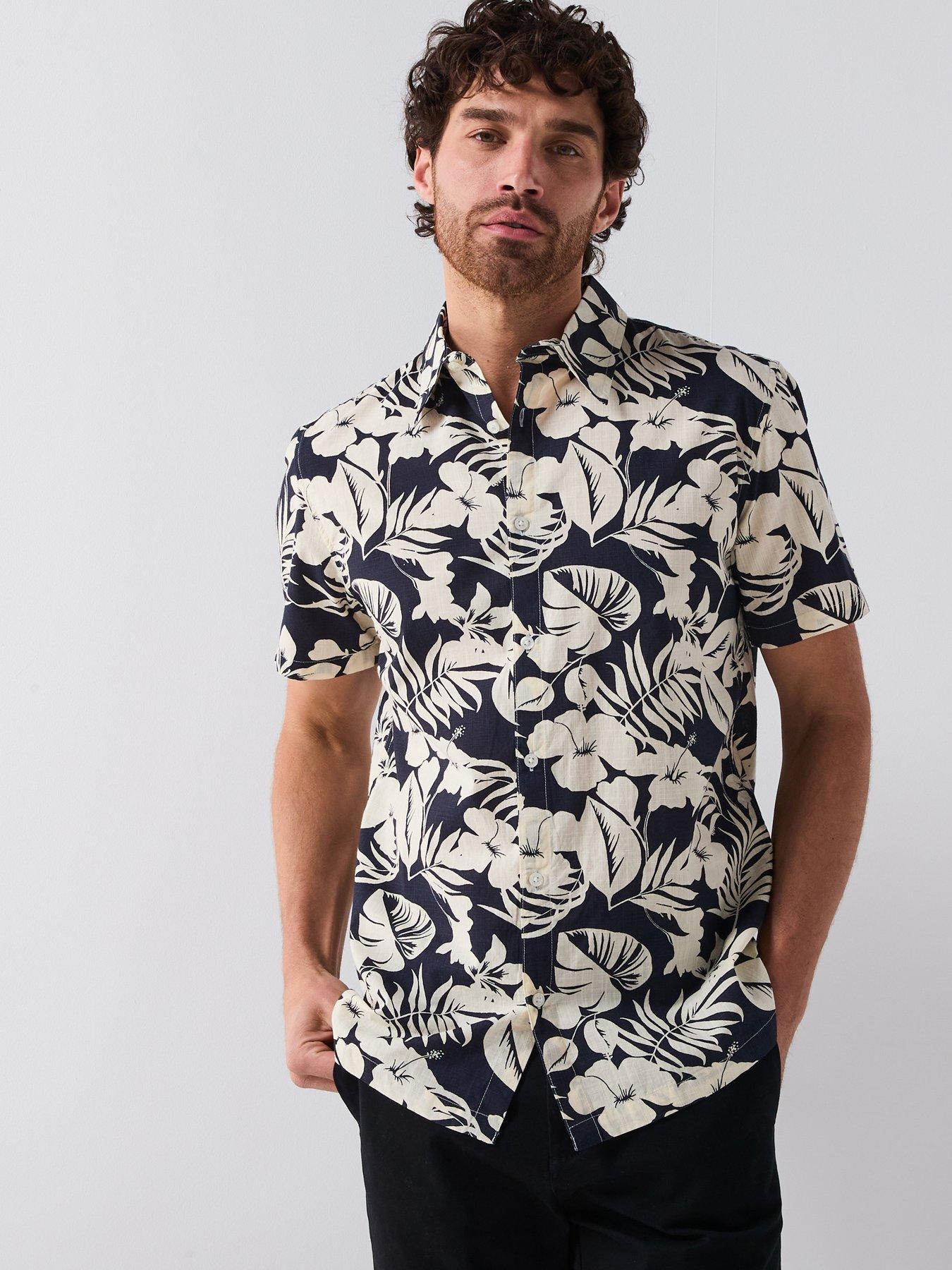 very-man-tropical-floral-printed-shirt-blue