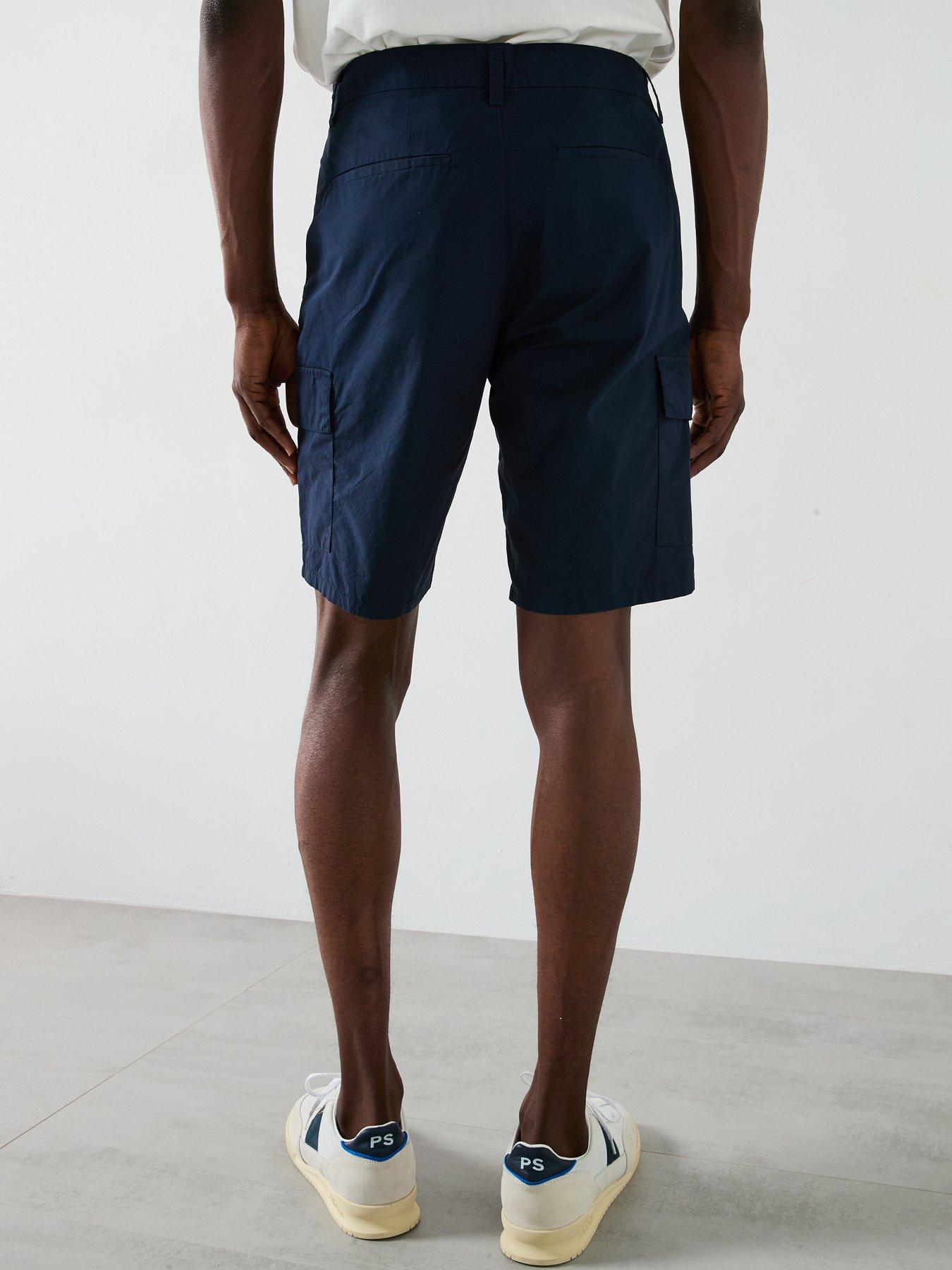 Image 2 of 6 of Very Man Pleated Cargo Short - Navy