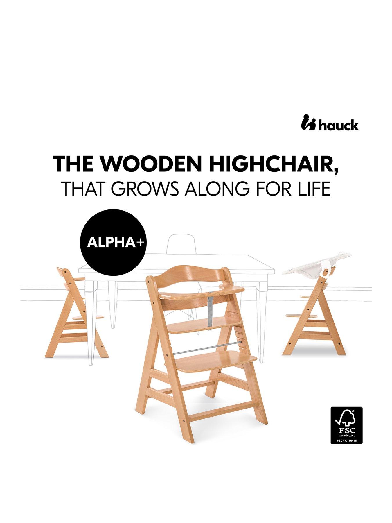  image of hauck-alpha-wooden-highchair