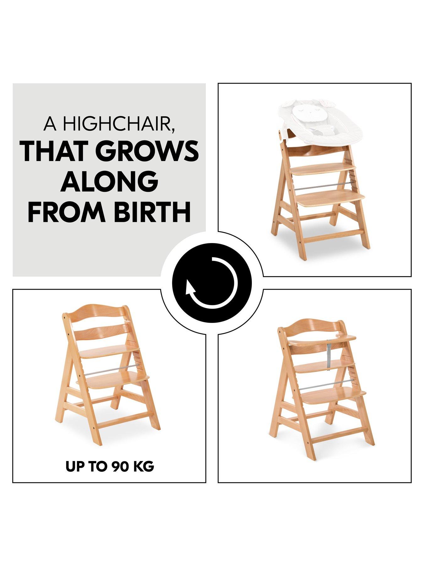  image of hauck-alpha-wooden-highchair