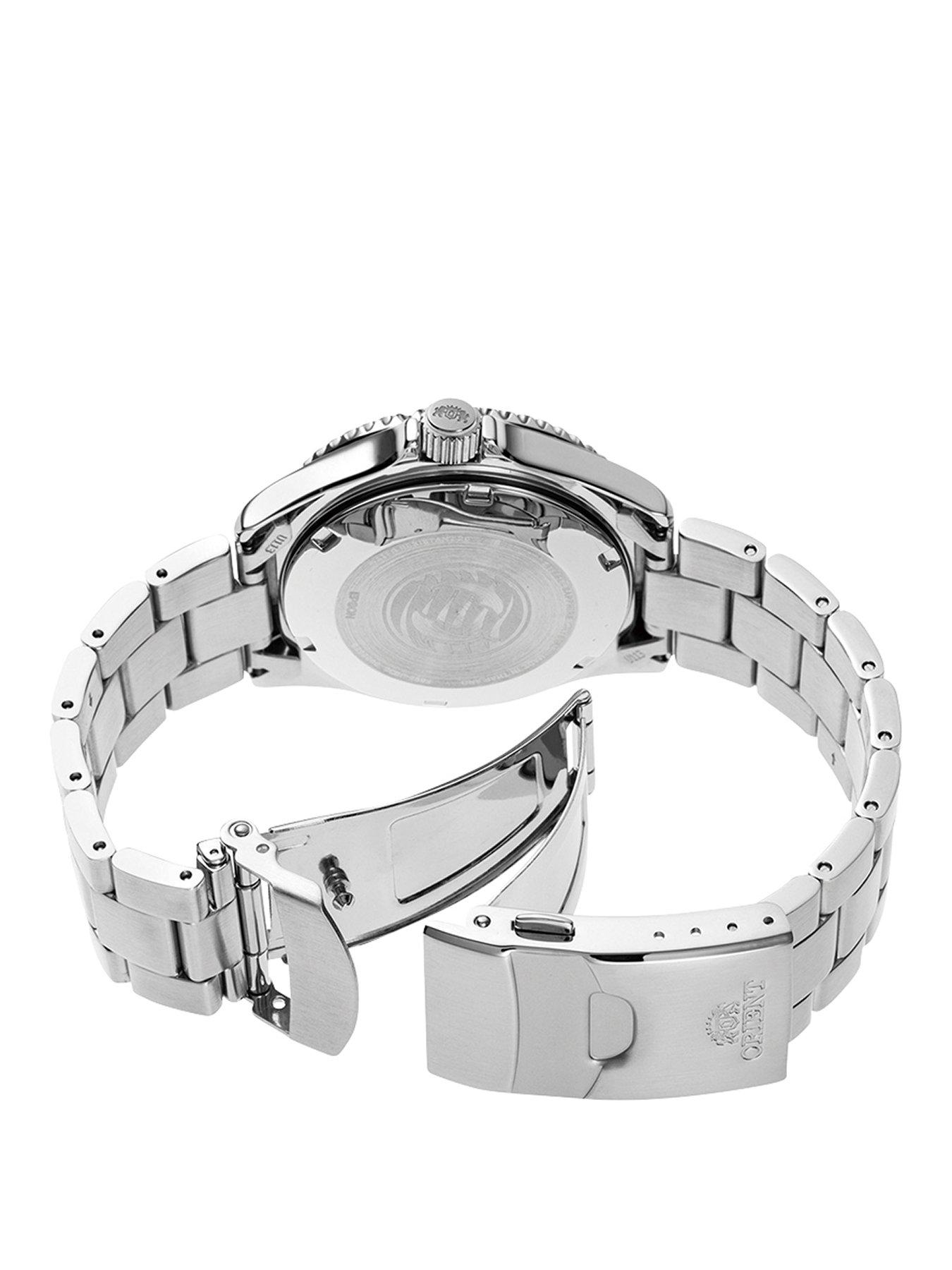 Image 2 of 3 of Orient Automatic Mako 2023 200m W/R Divers Watch with Grey Dial and Stainless Steel Case and Bracelet&nbsp;and Unidirectional Bezel