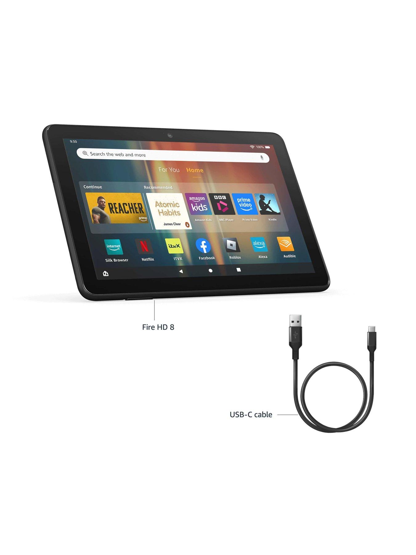 Image 6 of 7 of Amazon Fire HD 8 tablet, 8' HD Display, 3GB memory, 32GB, Emerald, (2024 release) - with ads