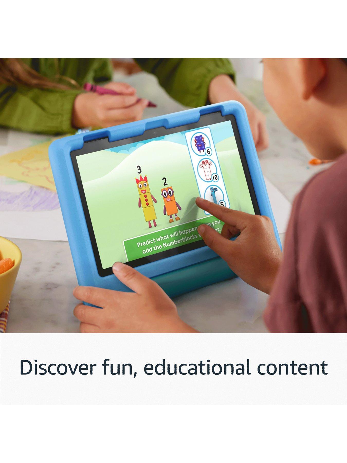 Amazon Fire HD 8 Kids tablet, ages 3-7 , 3GB memory, 32GB, Grape, (2024 ...