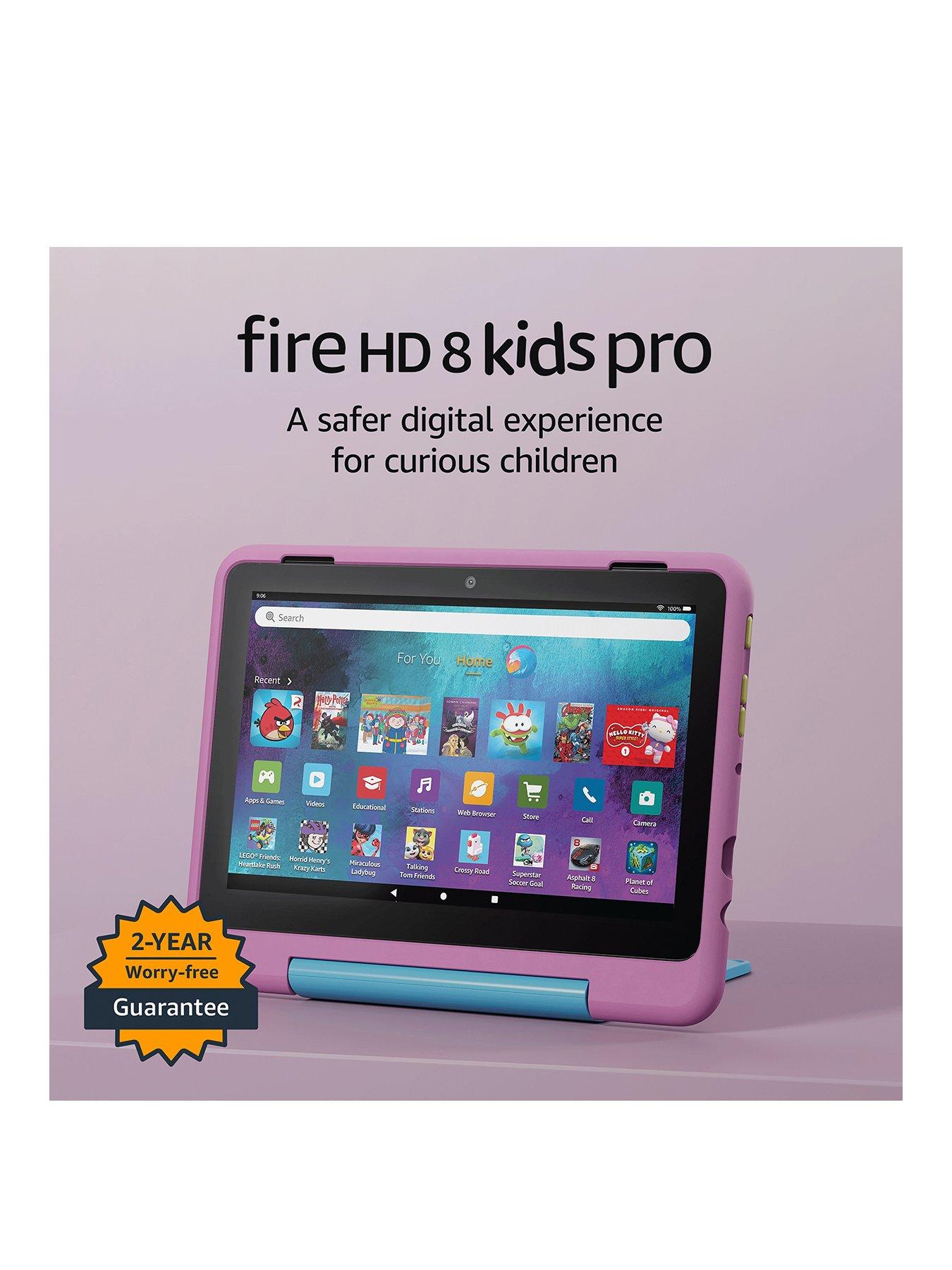  image of amazon-fire-hd-8-kids-pro-tablet-ages-6-12-3gb-memory-8-hd-screen-32gb-jungle-cat-2024-release