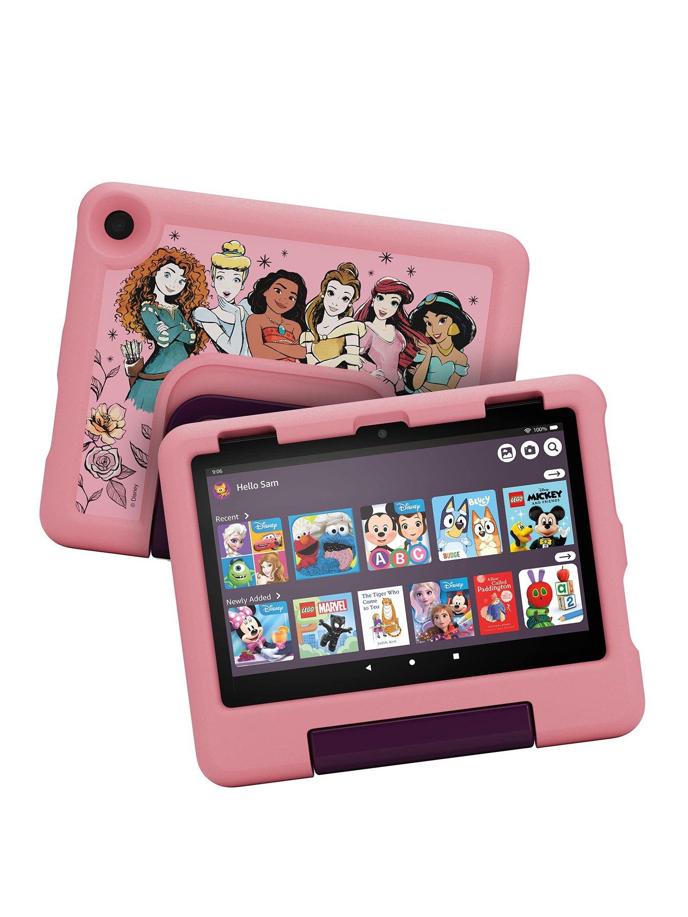 Amazon Fire HD 8 Kids tablet, ages 3-7 , 3GB memory, 32GB, Disney Princess, (2024 release)