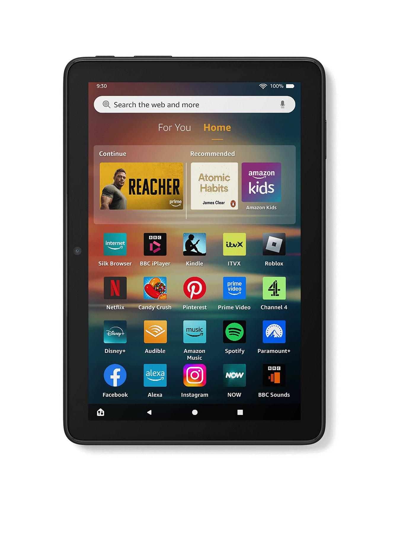 Image 1 of 7 of Amazon Fire HD 8 tablet, 8' HD Display, 3GB memory, 32GB, Black, (2024 release) - with ads
