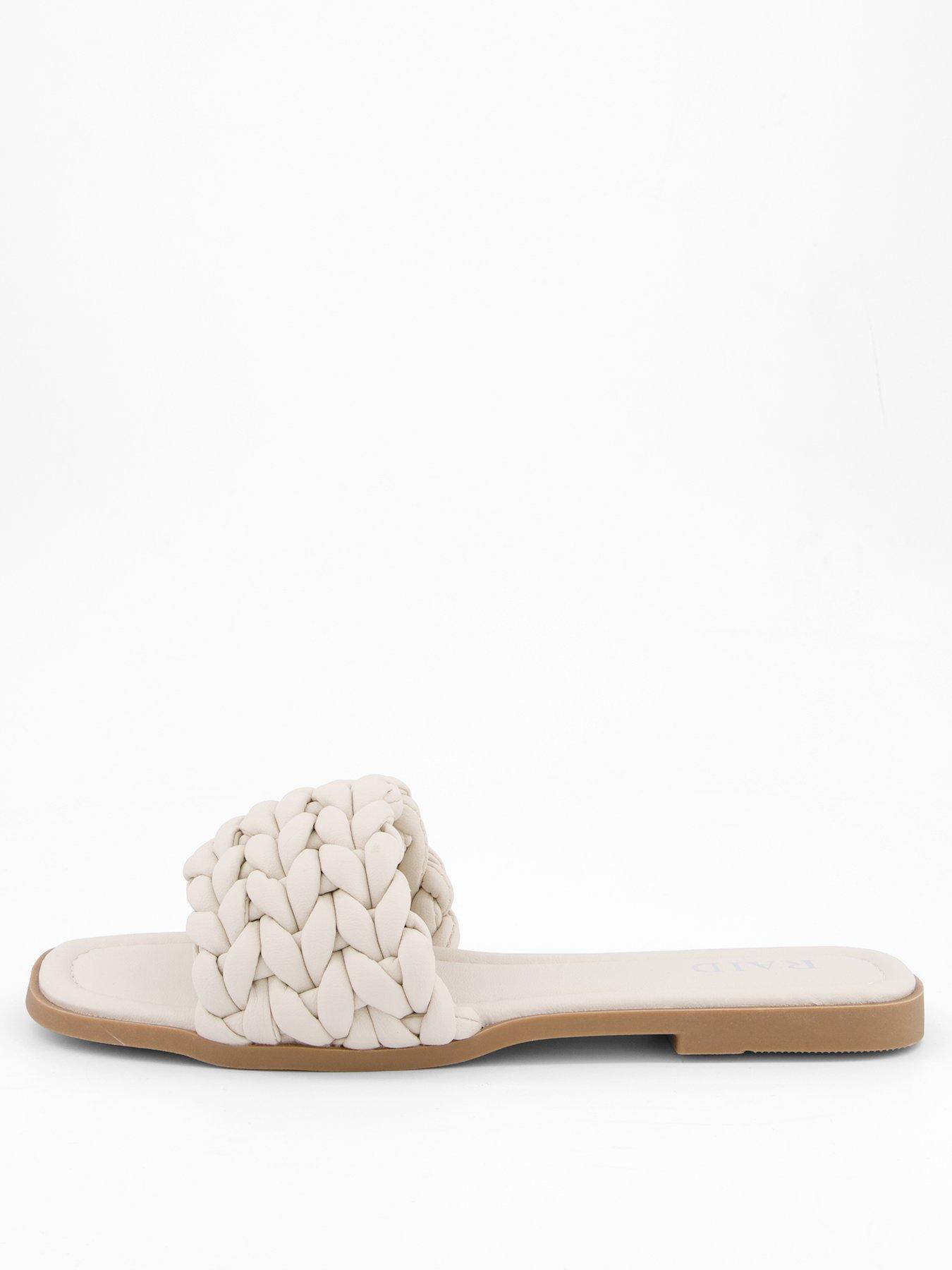 stillFront image of raid-jona-sandals-flat-off-white