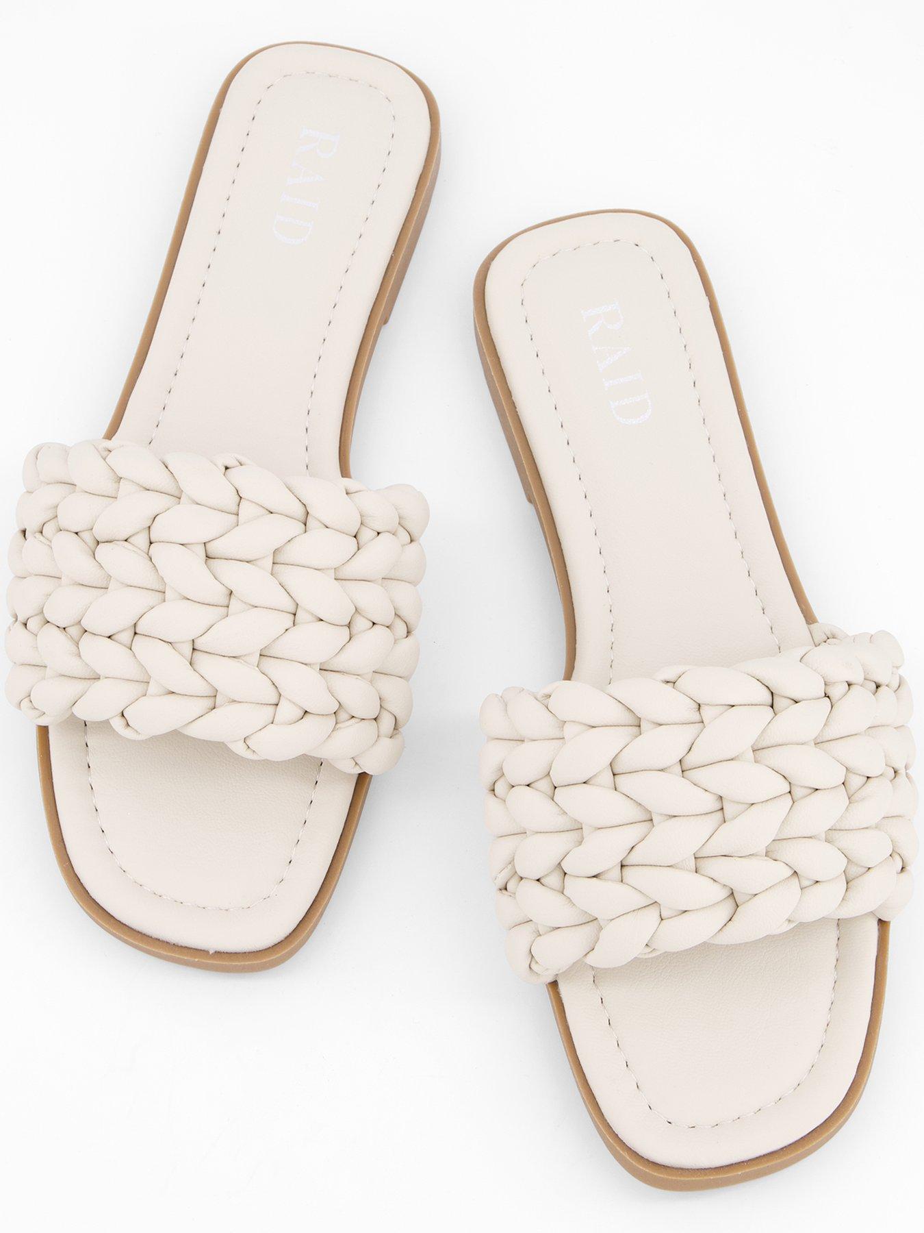  image of raid-jona-sandals-flat-off-white