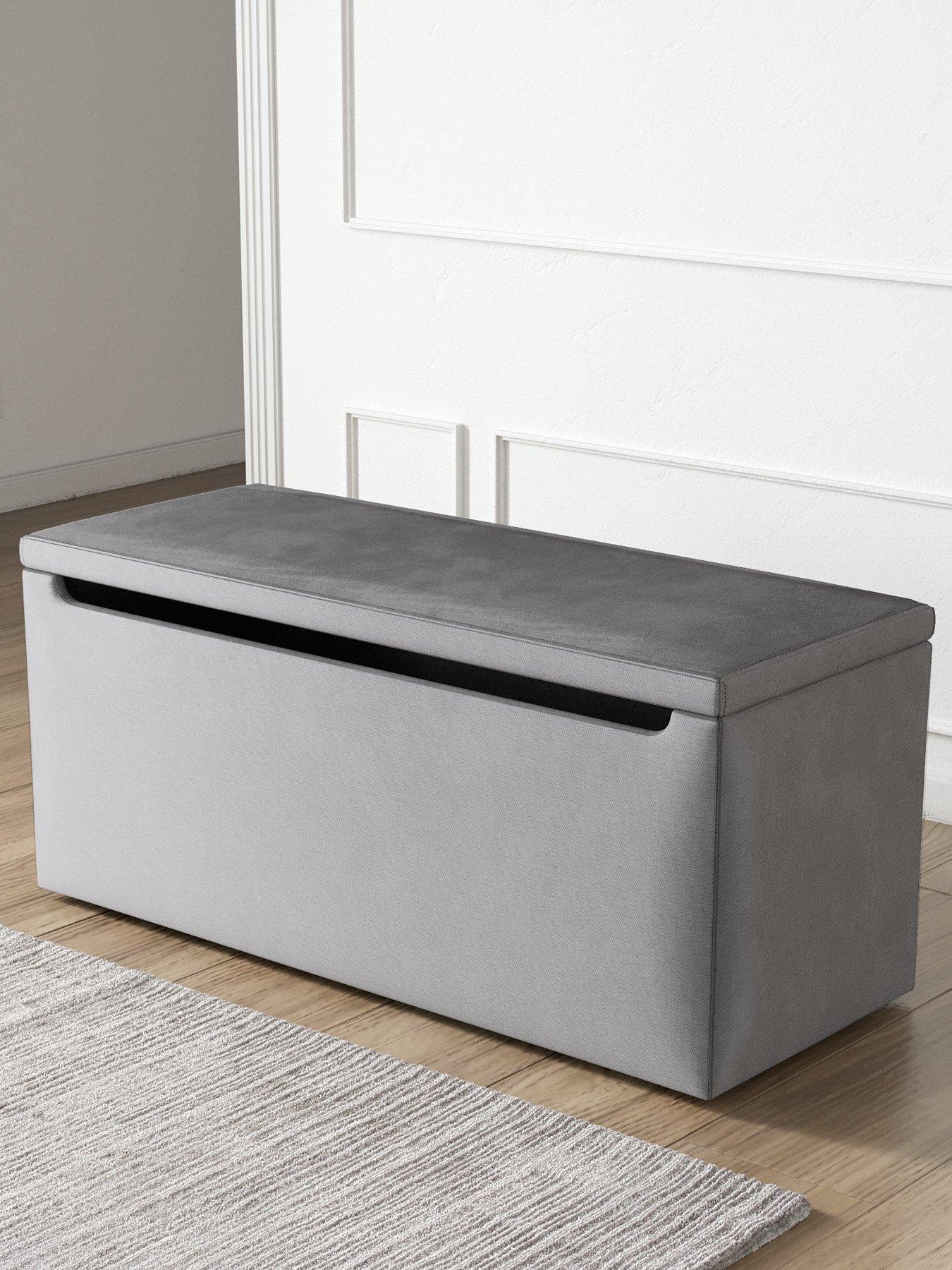 very-home-nova-fabric-ottoman