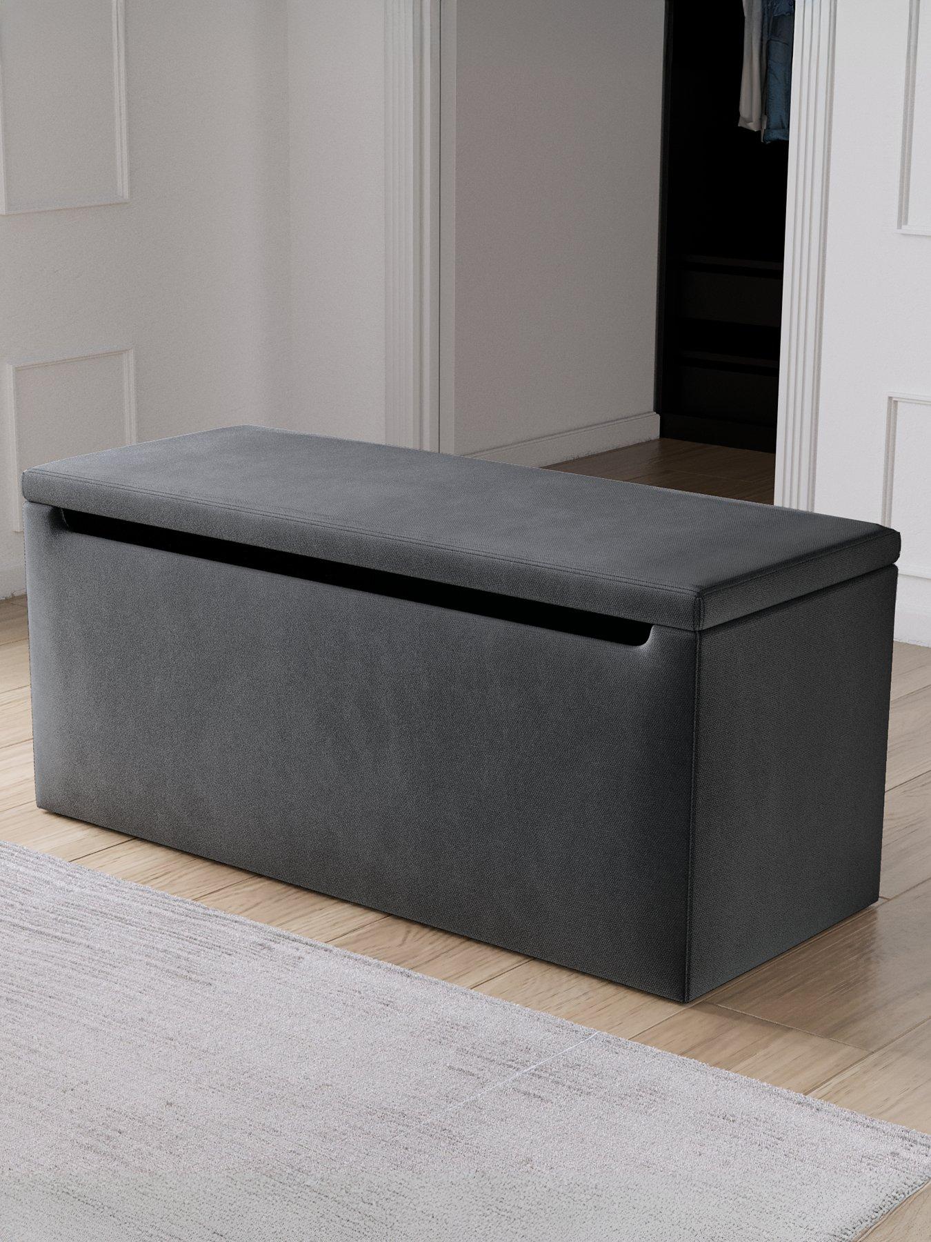 very-home-nova-fabric-ottoman
