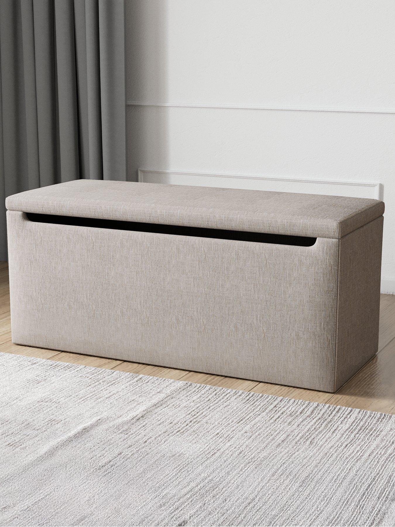 very-home-nova-fabric-ottoman
