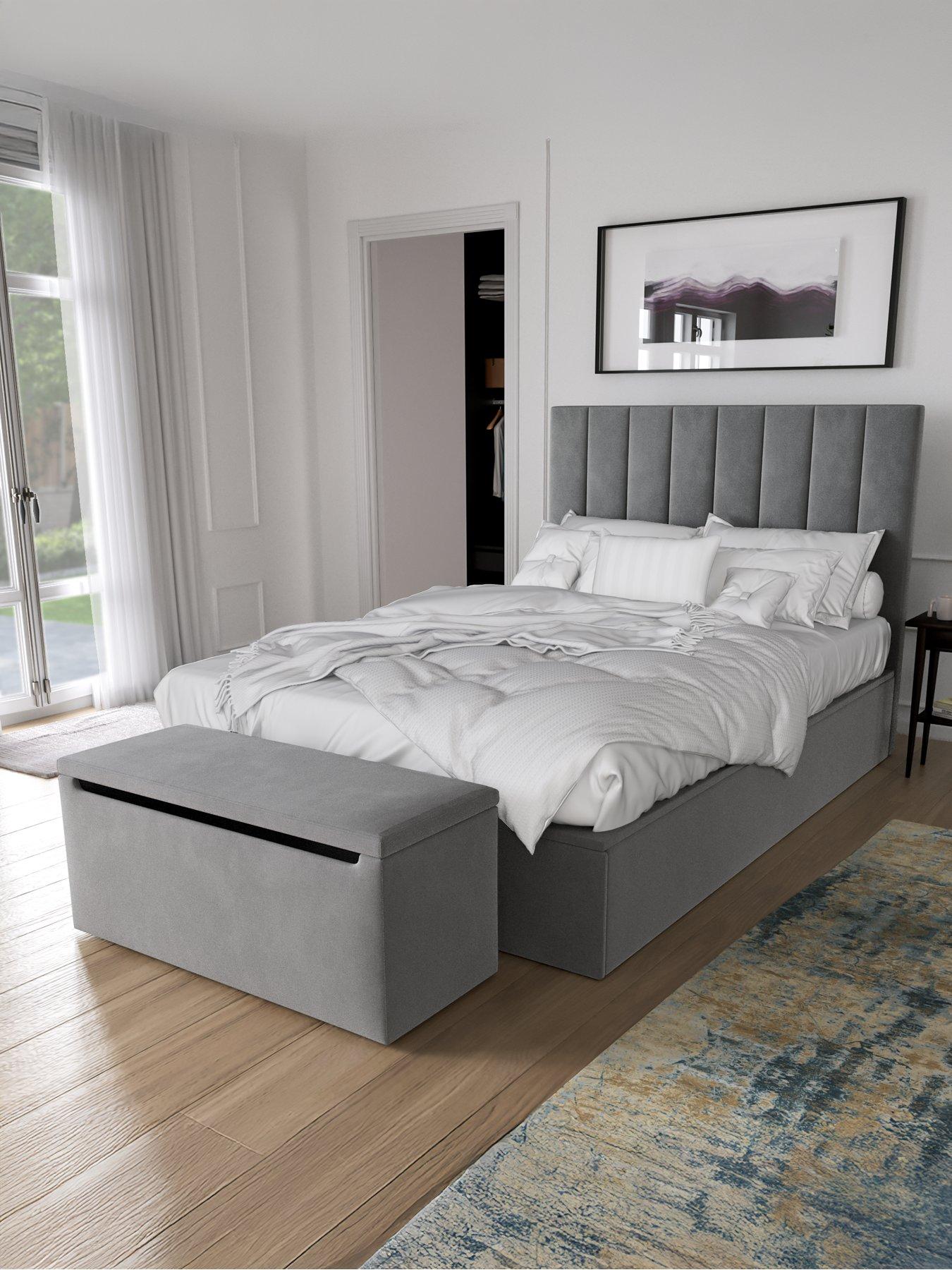 Image 6 of 6 of The Very Collection Nova Fabric Ottoman