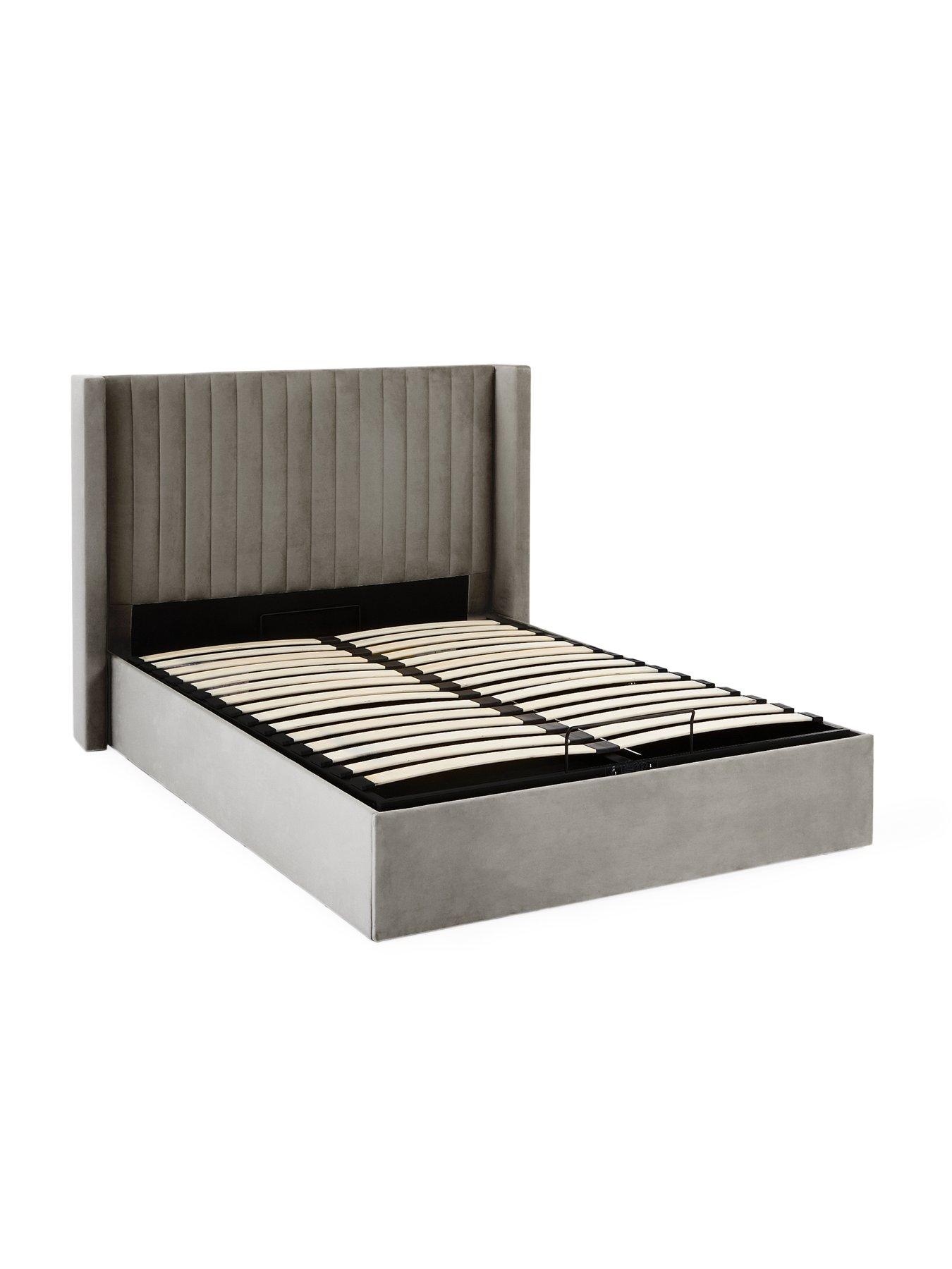 Image 3 of 7 of The Very Collection Haywood End Lift Up Storage Ottoman Bed with Mattress Options (Buy &amp; SAVE!) - Natural
