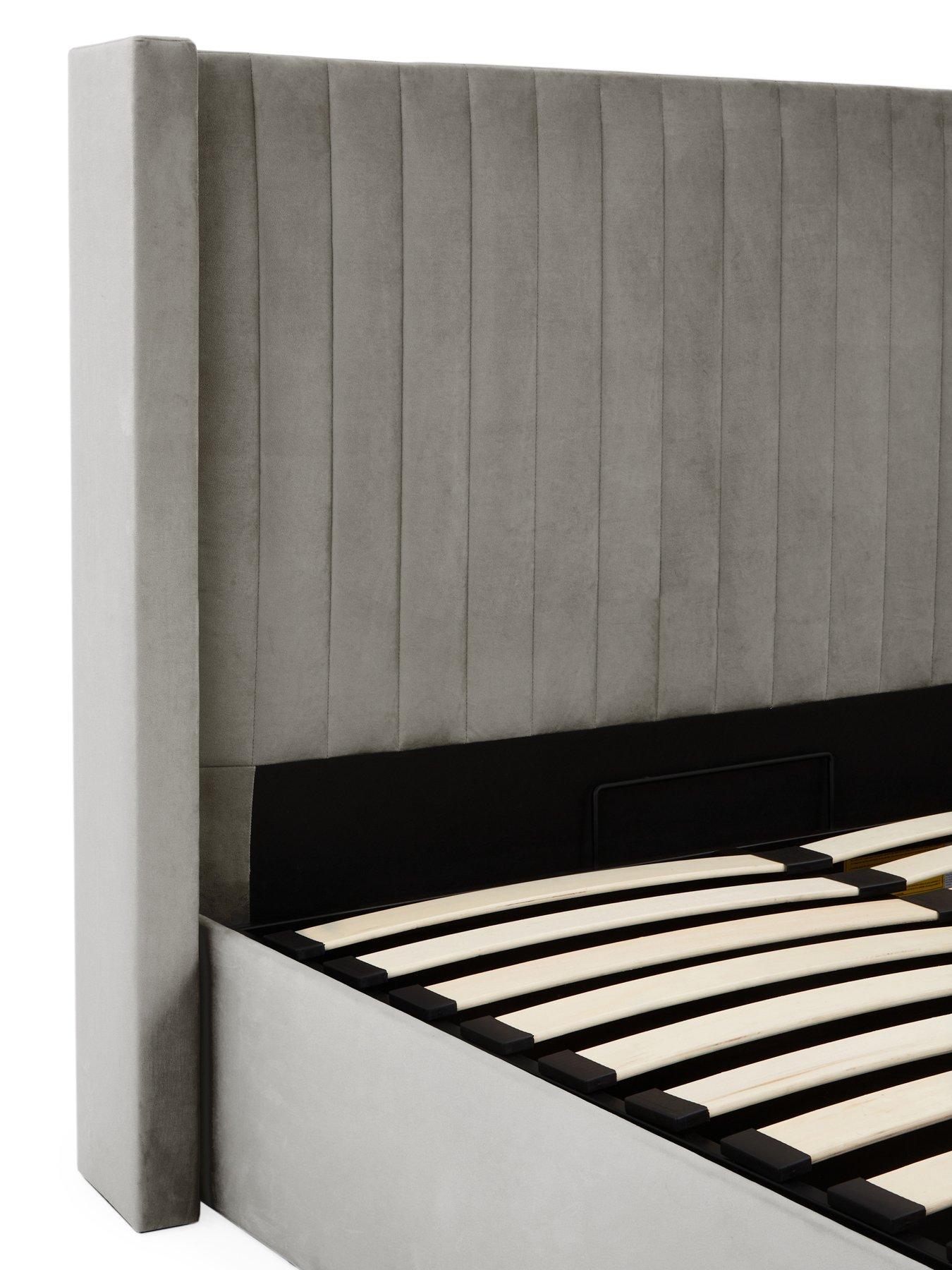 Image 5 of 7 of The Very Collection Haywood End Lift Up Storage Ottoman Bed with Mattress Options (Buy &amp; SAVE!) - Natural