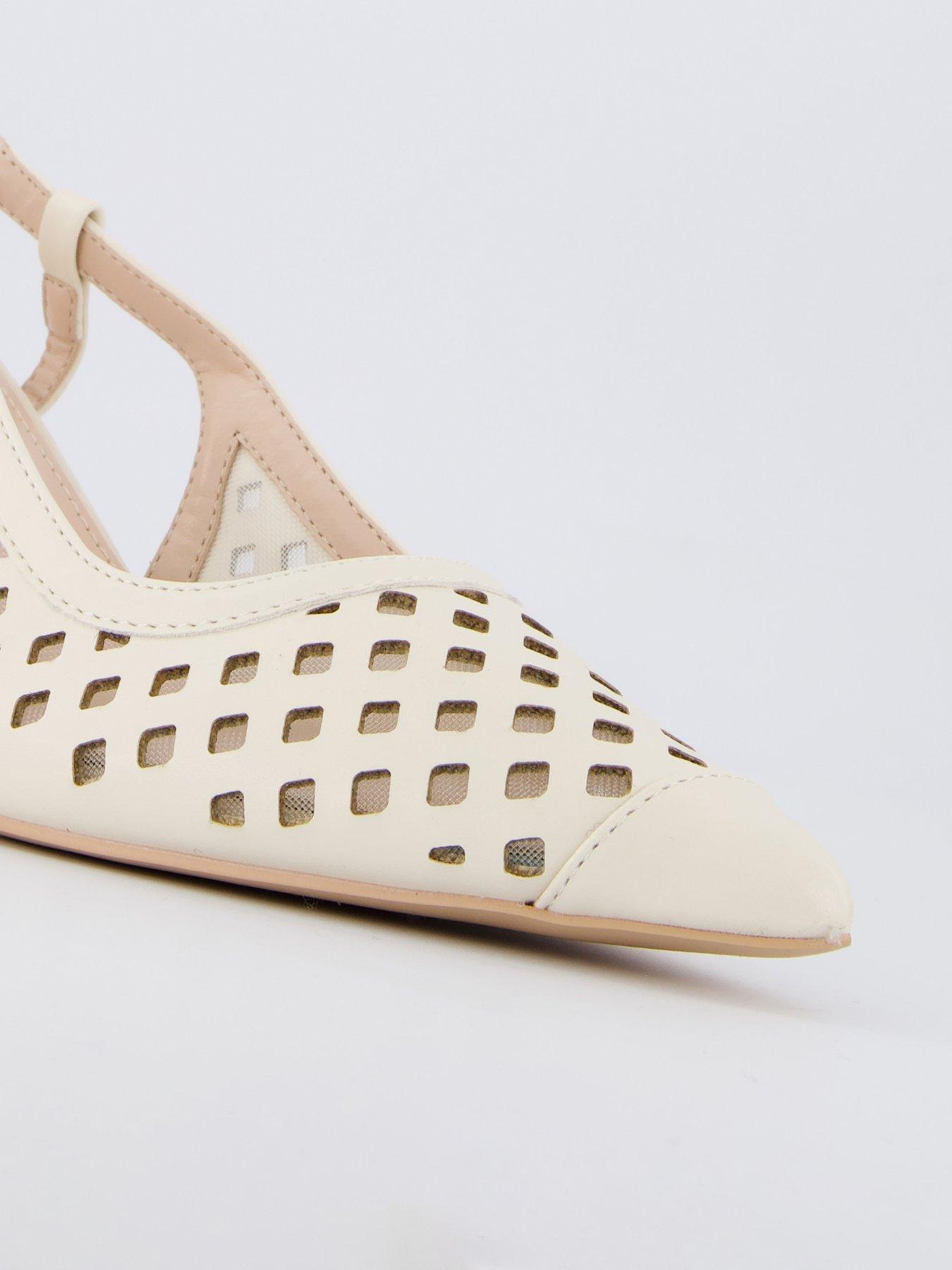 Image 6 of 7 of Raid Gypsy Irregular Heel Shoes - Off White