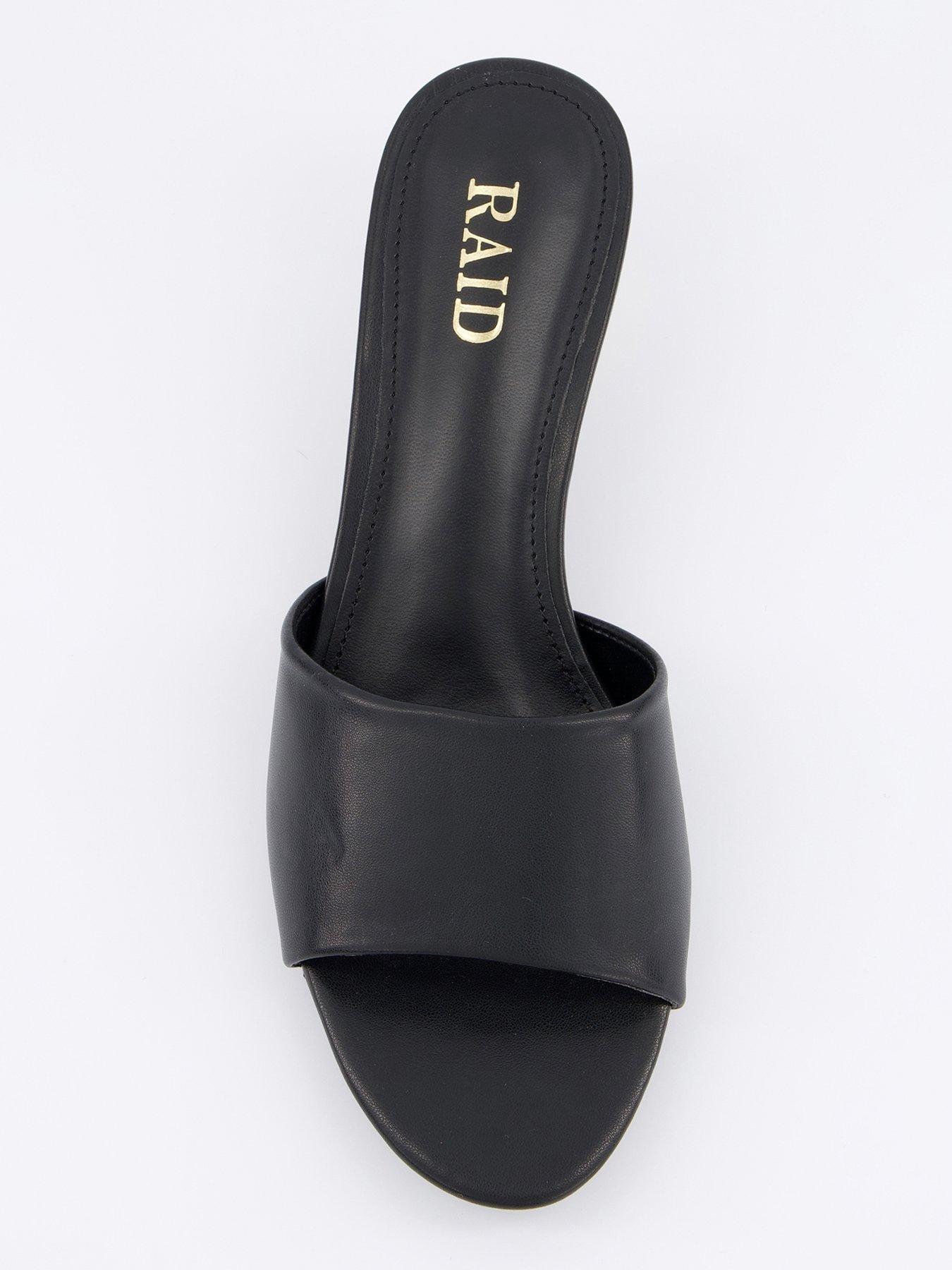  image of raid-athena-heeled-sandals-black
