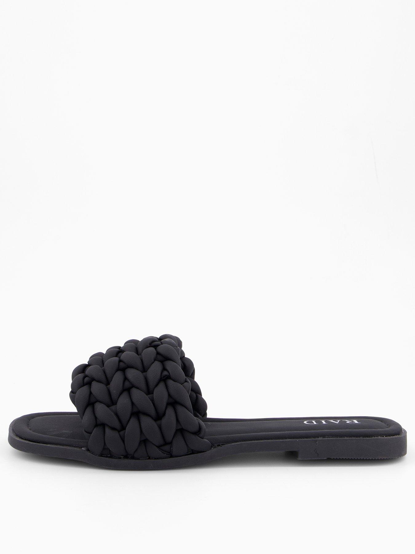 image of raid-jona-sandals-flat-black