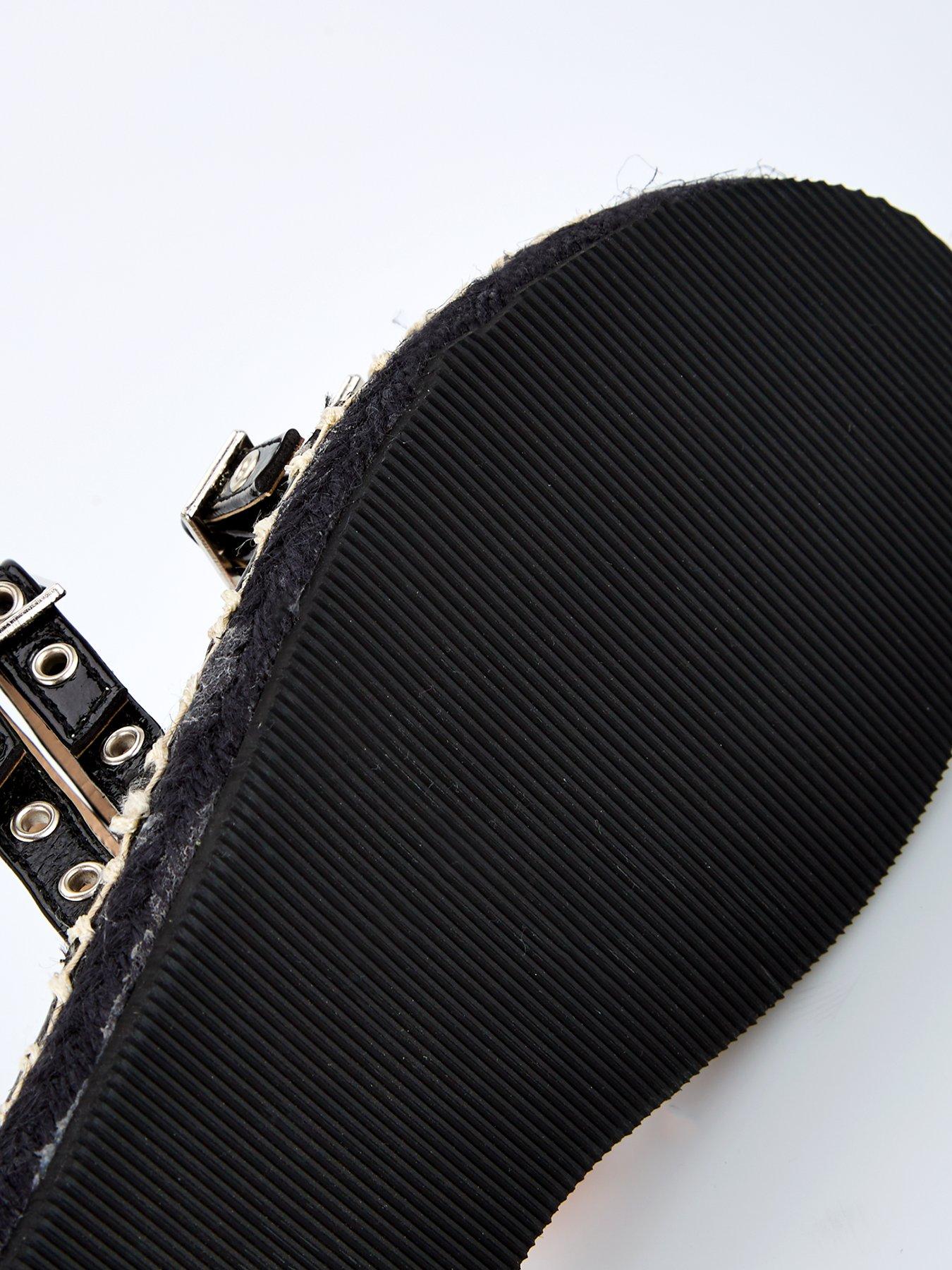 Image 4 of 6 of Raid Tanya Flat Strappy Sandals - Black