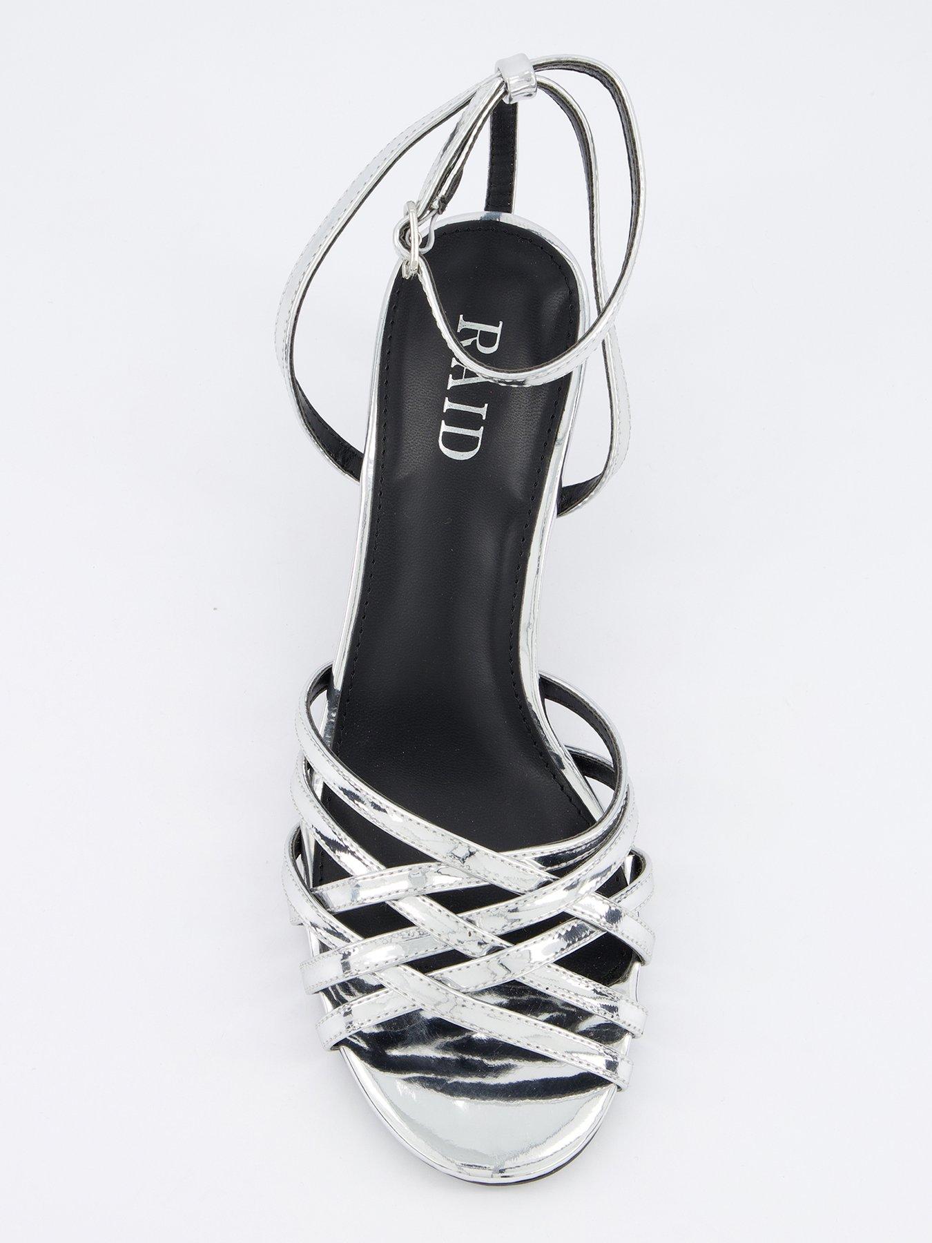  image of raid-analia-heeled-sandals-silver