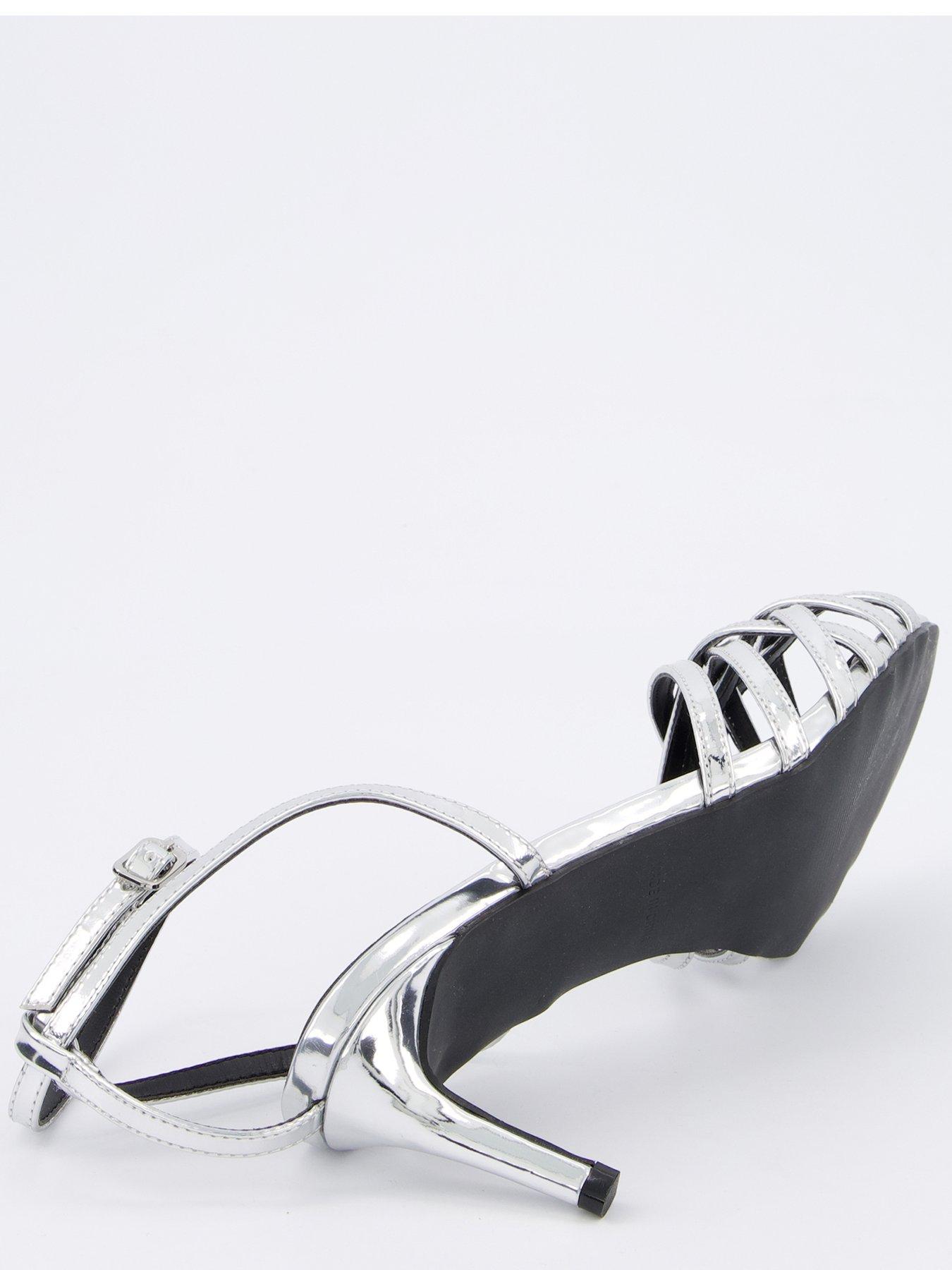  image of raid-analia-heeled-sandals-silver
