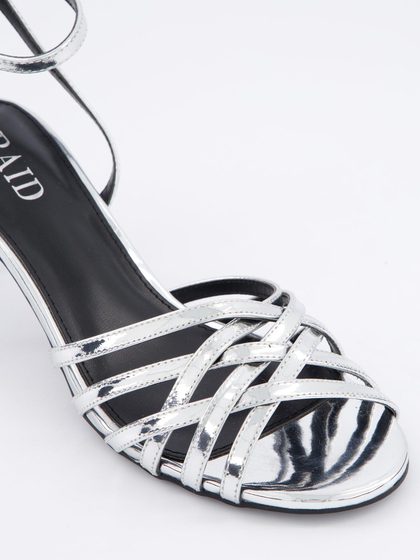  image of raid-analia-heeled-sandals-silver