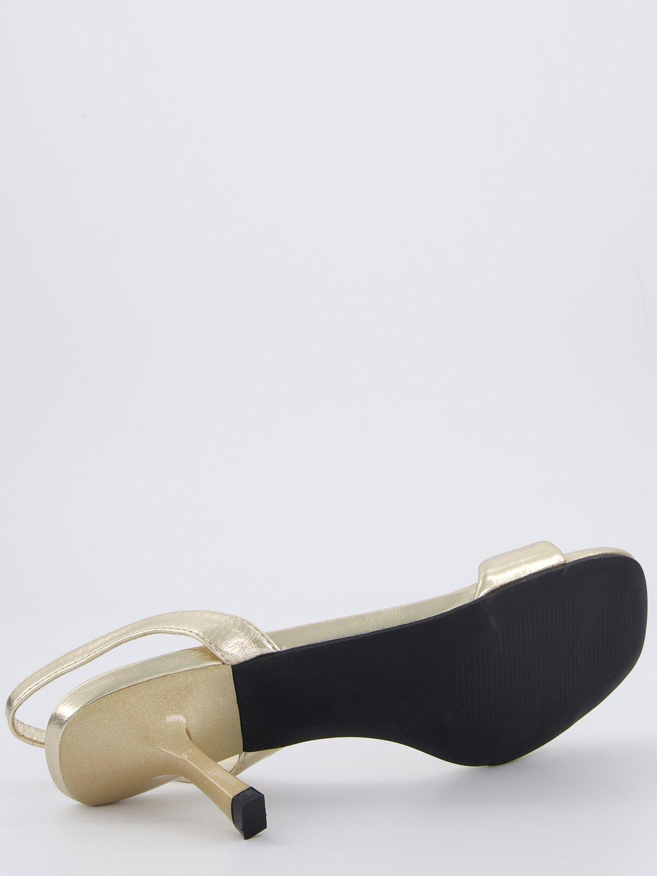  image of raid-dorenna-sandals-heel-gold