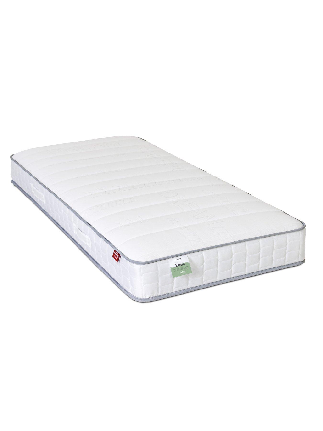  image of airsprung-luna-comfort-quilted-childrensnbspdivan-bed-with-storage-options-headboard-included