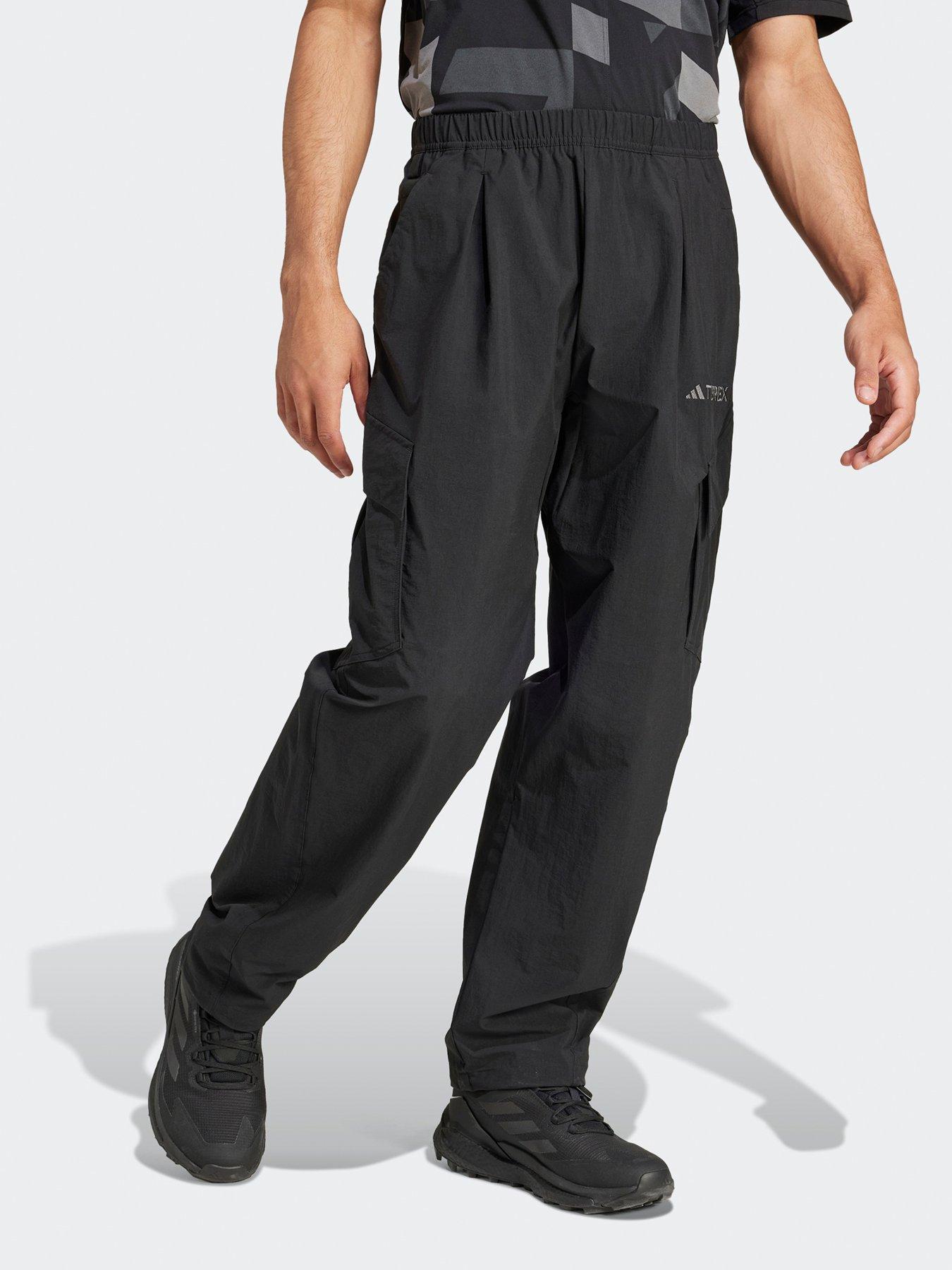  image of adidas-terrex-mens-cargo-pants-black