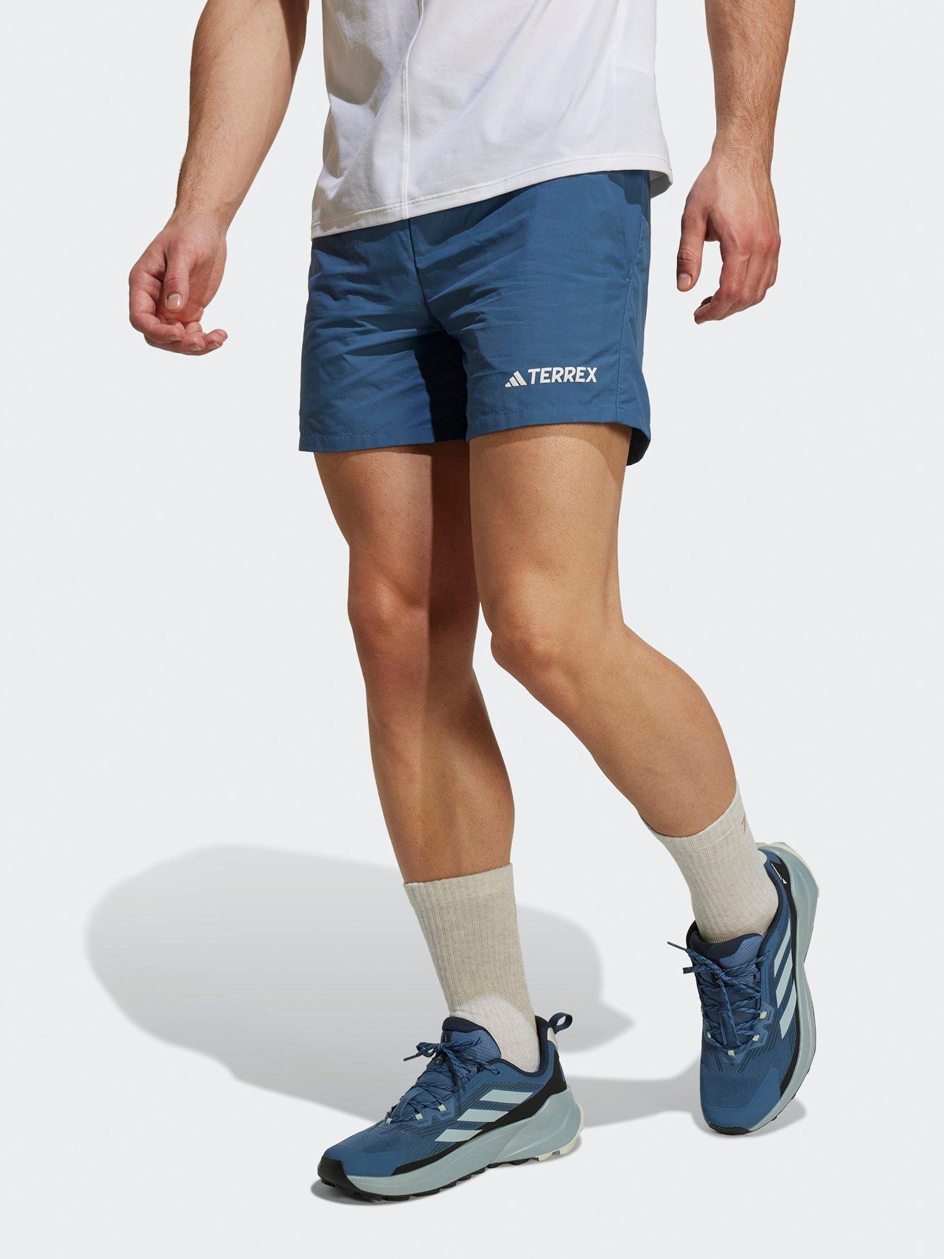 adidas-terrex-mens-mountain-shorts-blue