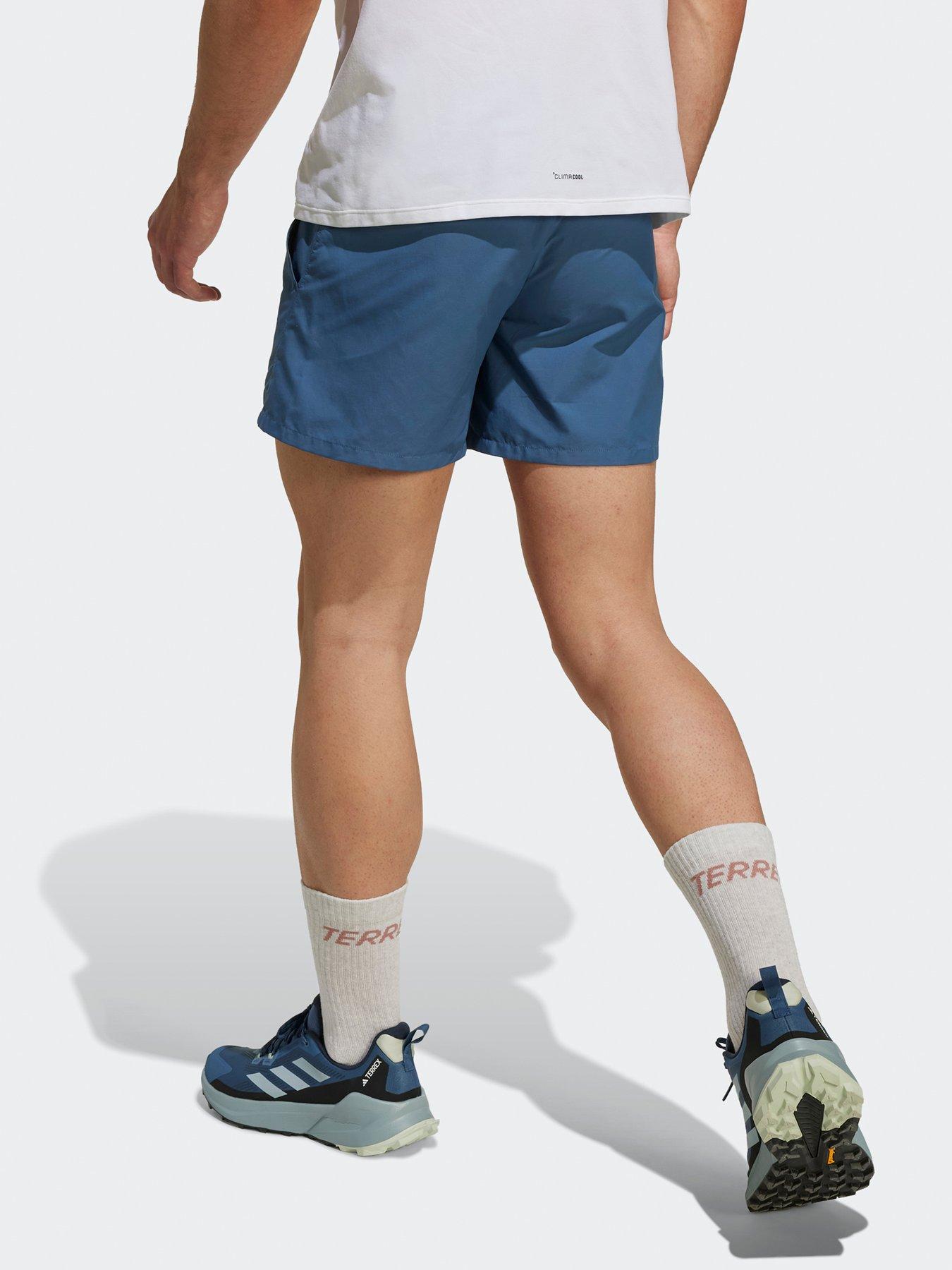  image of adidas-terrex-mens-mountain-shorts-blue