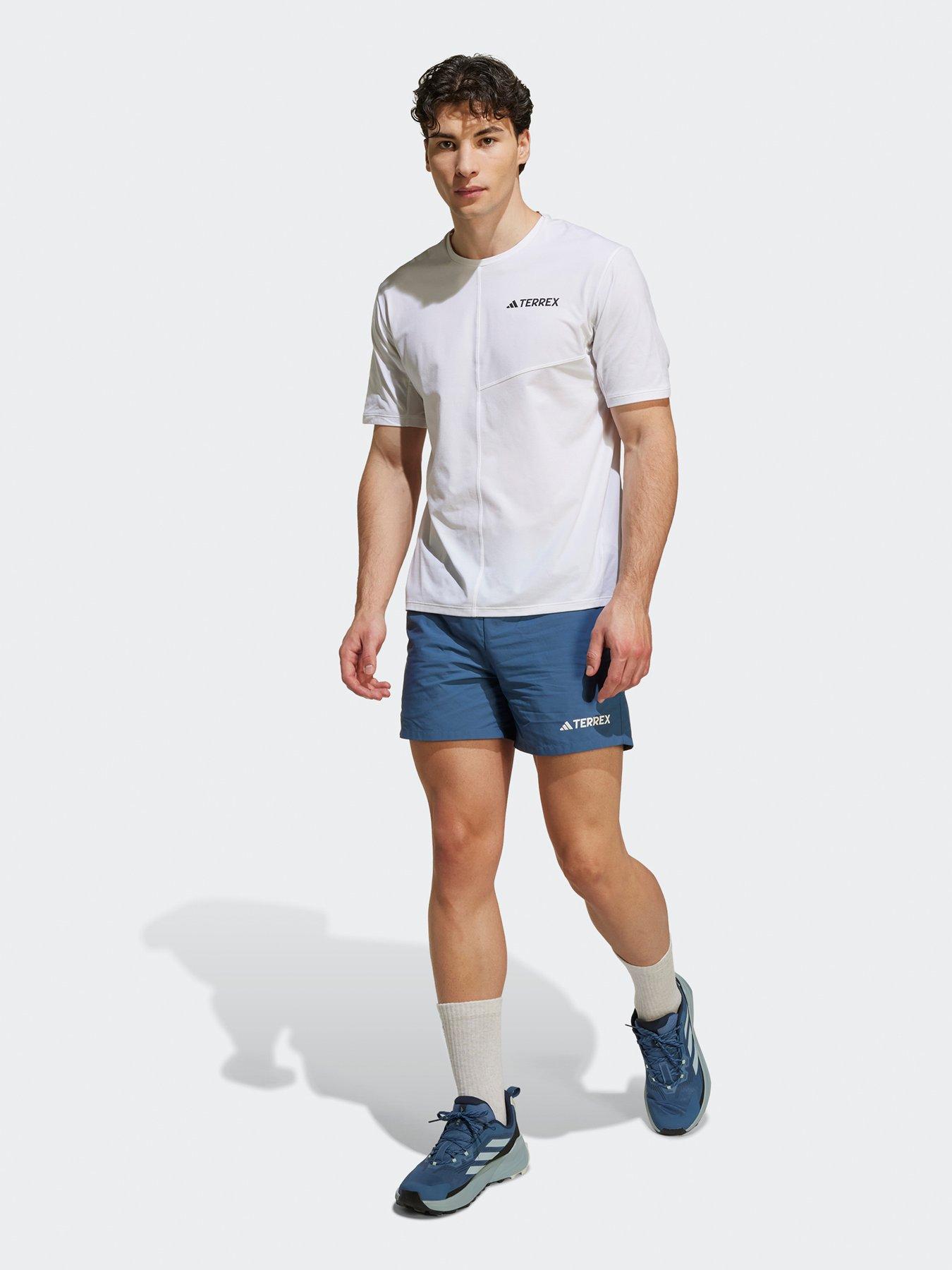  image of adidas-terrex-mens-mountain-shorts-blue