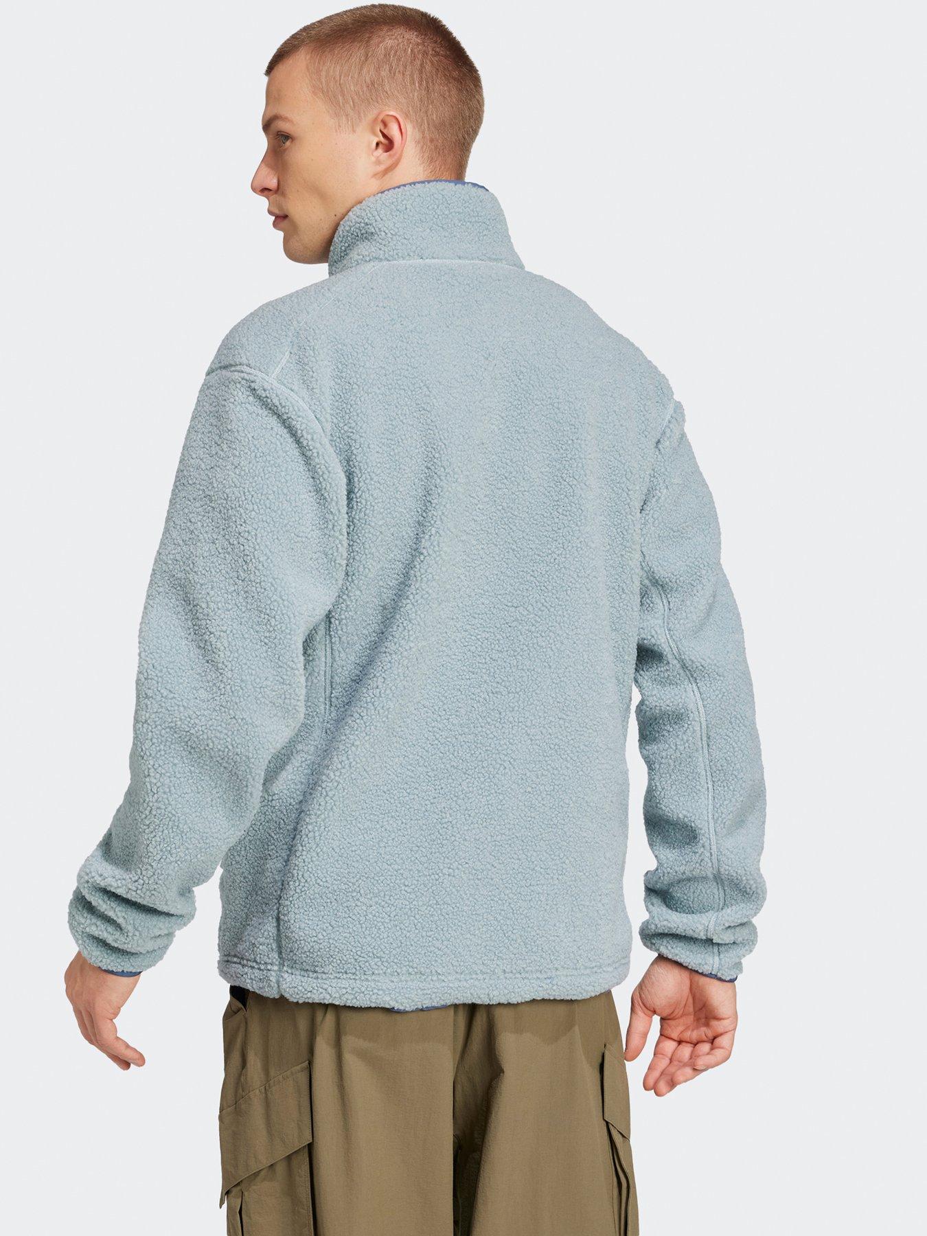  image of adidas-terrex-mens-xpl-pile-snap-fleece--light-blue