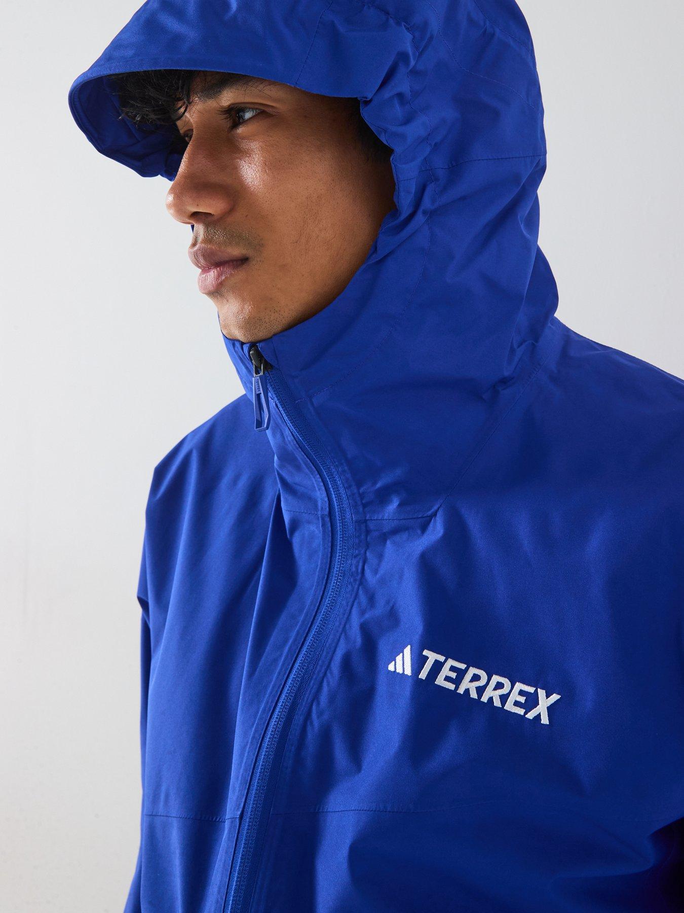  image of adidas-terrex-mens-xpr-2l-gore-jacket-blue