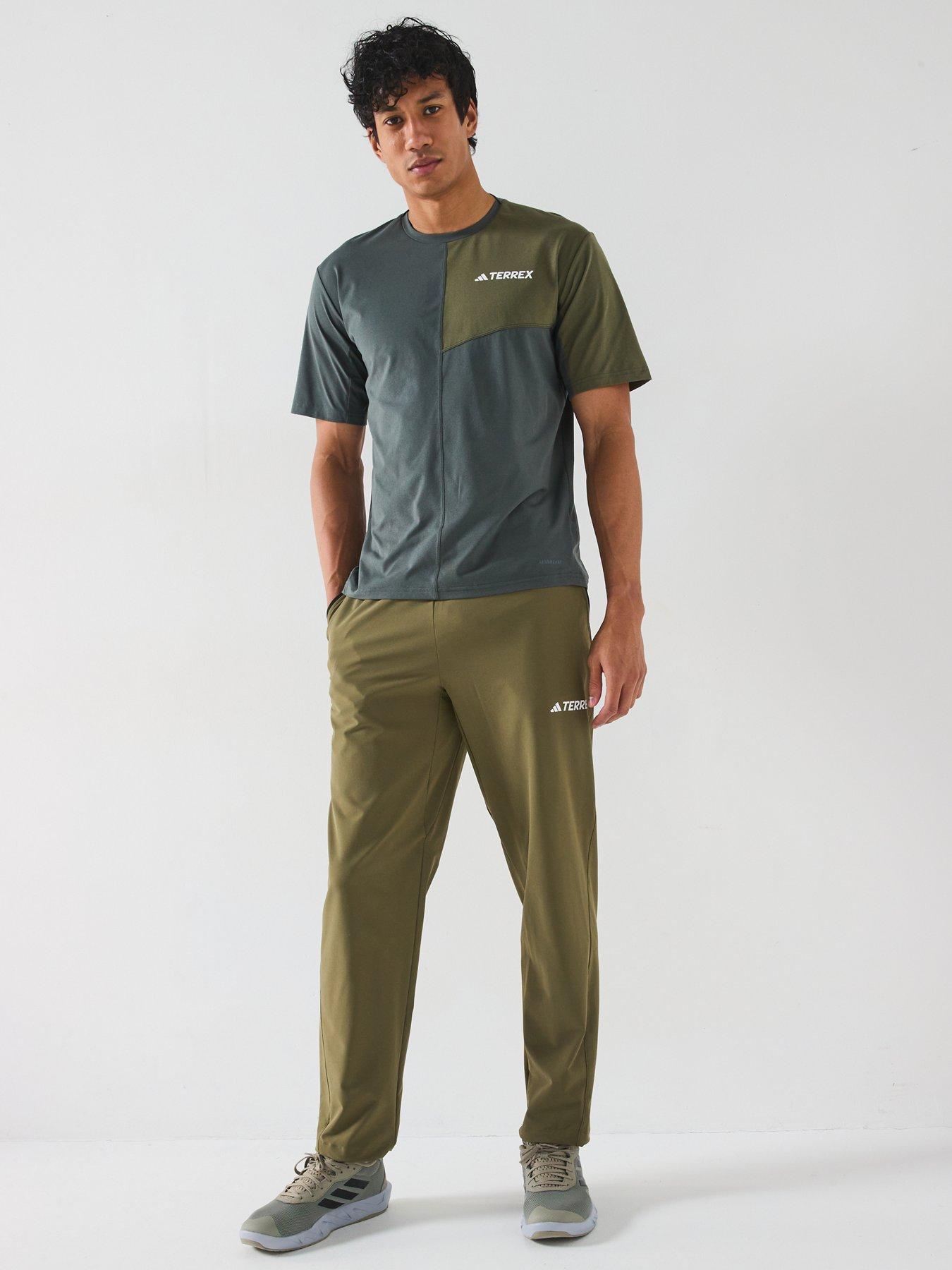  image of adidas-terrex-mens-mountain-liteflex-pants-olive-strata