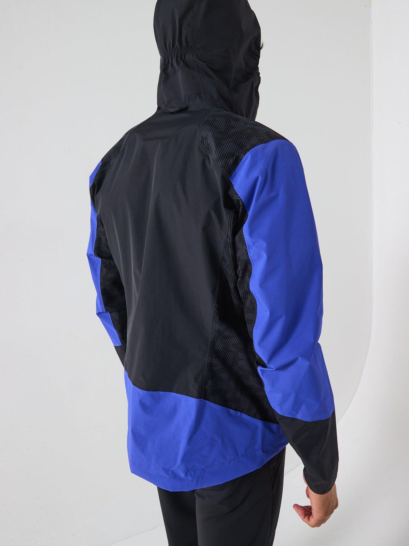  image of adidas-terrex-mens-xpr-hybrid-rain-ready-jacket-blue